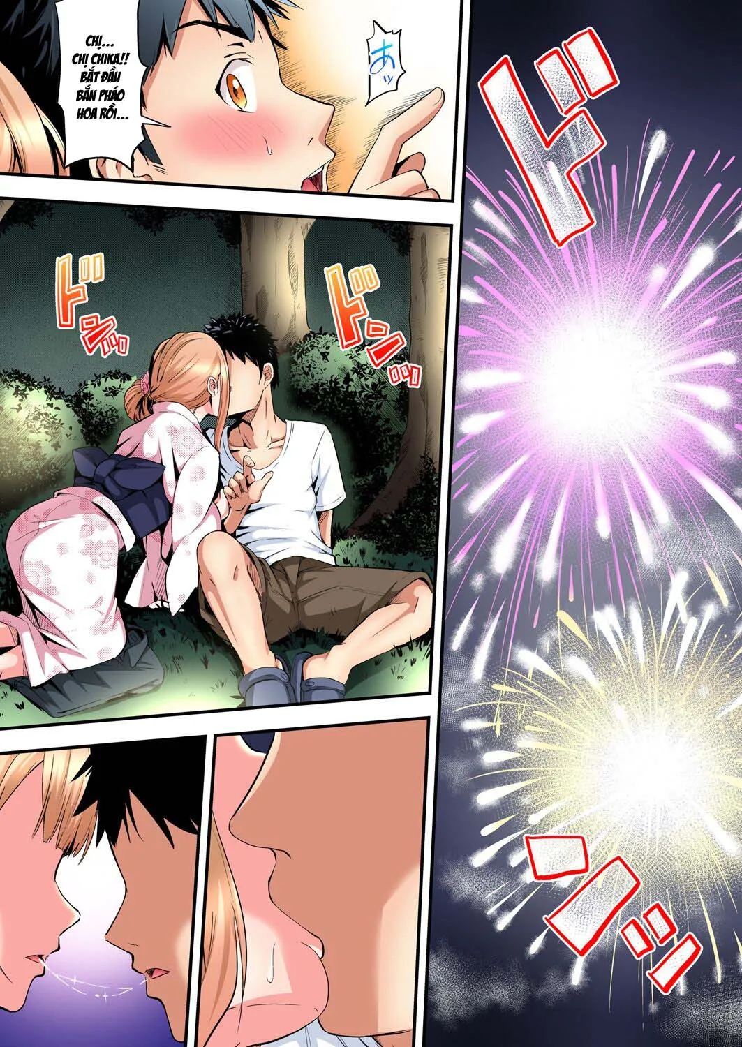 HentaiVN.net - Ảnh 13 - Bà Mẹ Teen Và Các Tư Thế SEX [ギャルママとパコパコSEX～人妻の超絶テクにマジイキ絶頂！] - Chap 10: Bắn [Pháo Hoa [ Cùng Chị Gái Chika