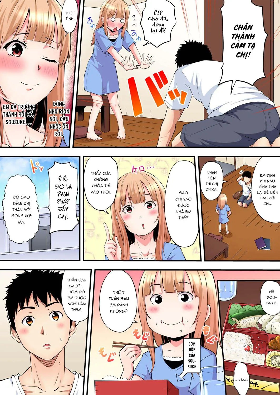 HentaiVN.net - Ảnh 6 - Bà Mẹ Teen Và Các Tư Thế SEX [ギャルママとパコパコSEX～人妻の超絶テクにマジイキ絶頂！] - Chap 10: Bắn [Pháo Hoa [ Cùng Chị Gái Chika