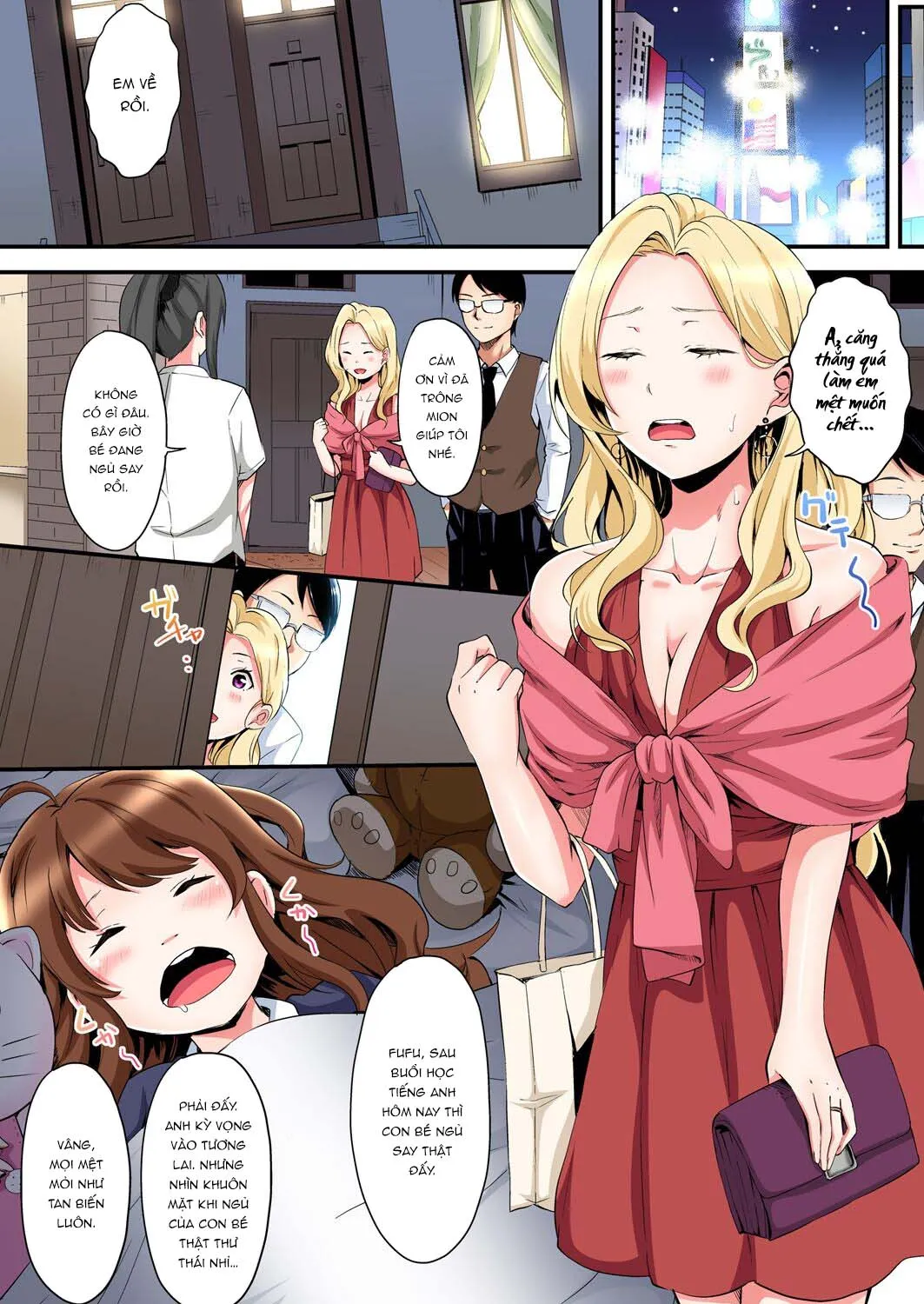 HentaiVN.net - Ảnh 9 - Bà Mẹ Teen Và Các Tư Thế SEX [ギャルママとパコパコSEX～人妻の超絶テクにマジイキ絶頂！] - Chap 14: Cơm tró của Chị nhà và Anh họ