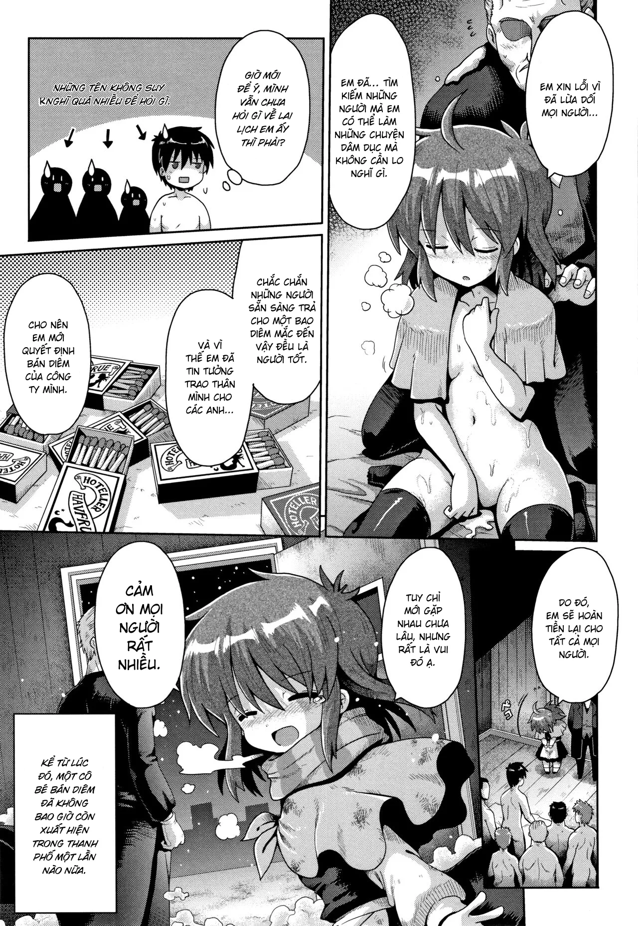 HentaiVN.net - Ảnh 25 - Cô bé bán diêm [The Little Bitch Girl, ビッチ売りの少女] - Oneshot