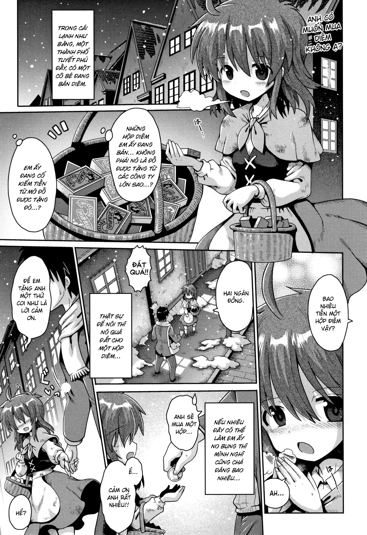 HentaiVN.net - Ảnh 4 - Cô bé bán diêm [The Little Bitch Girl, ビッチ売りの少女] - Oneshot