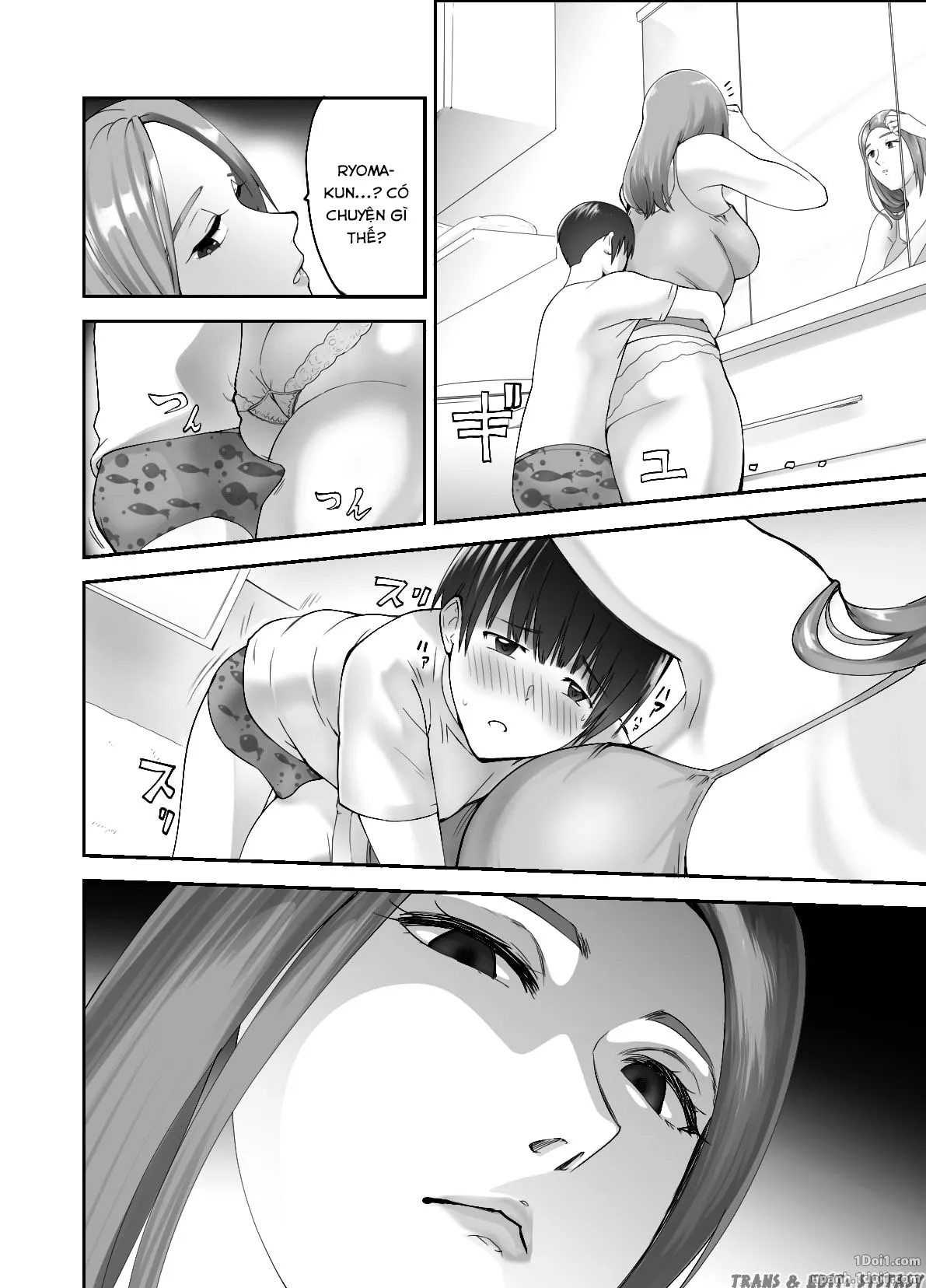 HentaiVN.net - Ảnh 13 - Thịt mẹ bạn [Osananajimi ga Mama to Yatte Imasu. ; My Childhood Friend is Doing It with My Mom] - Chap 1