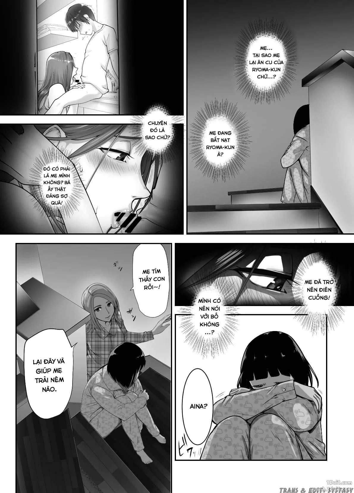 HentaiVN.net - Ảnh 25 - Thịt mẹ bạn [Osananajimi ga Mama to Yatte Imasu. ; My Childhood Friend is Doing It with My Mom] - Chap 1