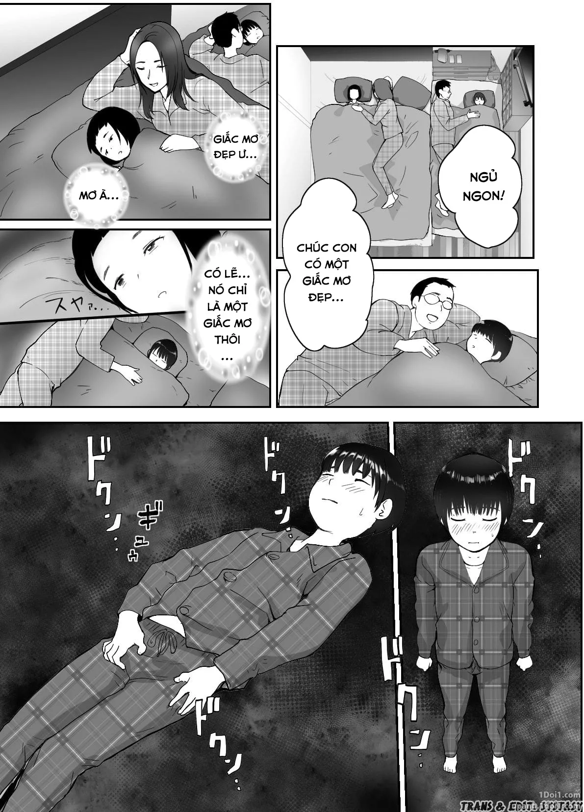 HentaiVN.net - Ảnh 28 - Thịt mẹ bạn [Osananajimi ga Mama to Yatte Imasu. ; My Childhood Friend is Doing It with My Mom] - Chap 1