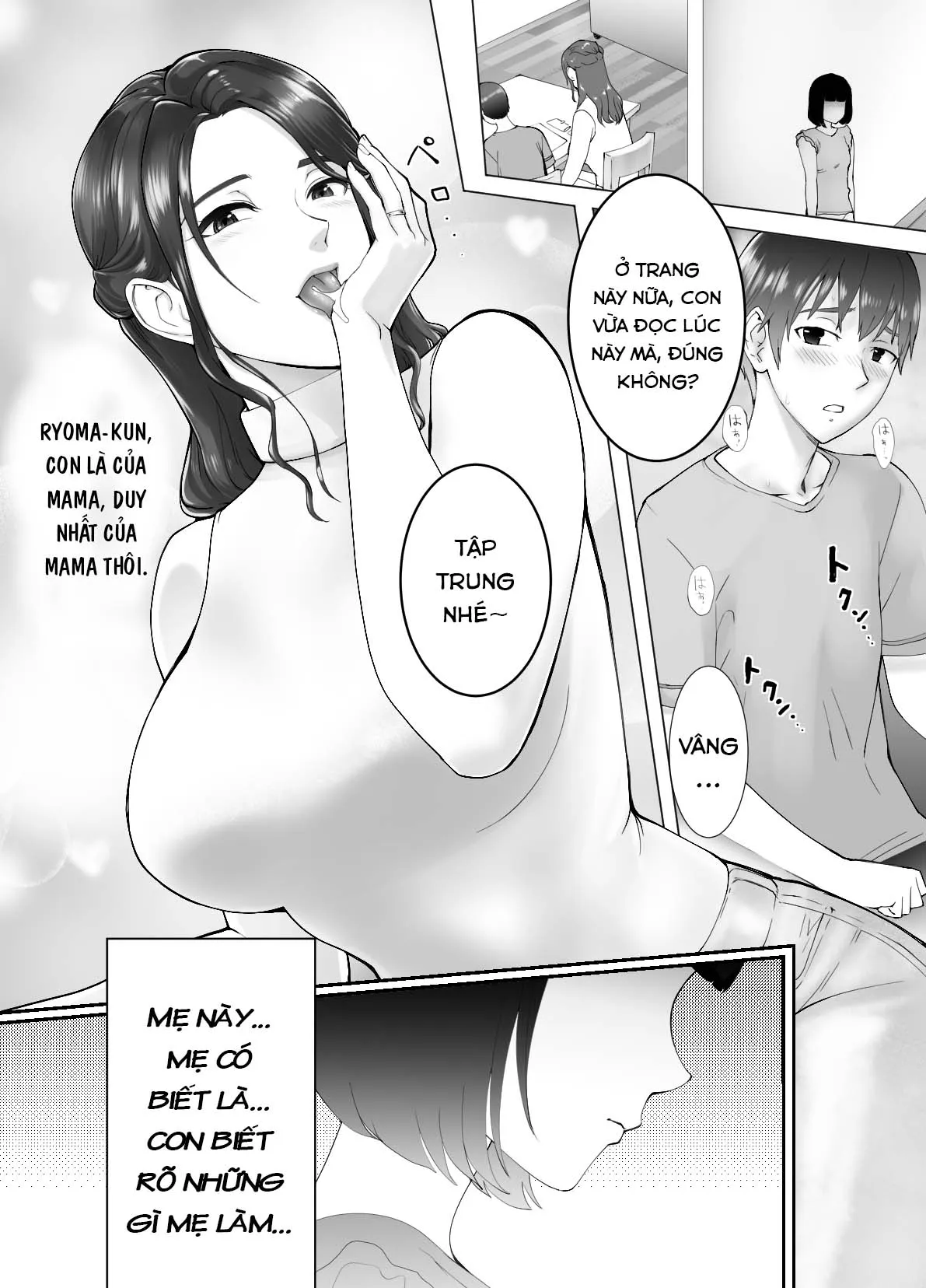 HentaiVN.net - Ảnh 19 - Thịt mẹ bạn [Osananajimi ga Mama to Yatte Imasu. ; My Childhood Friend is Doing It with My Mom] - Chap 2