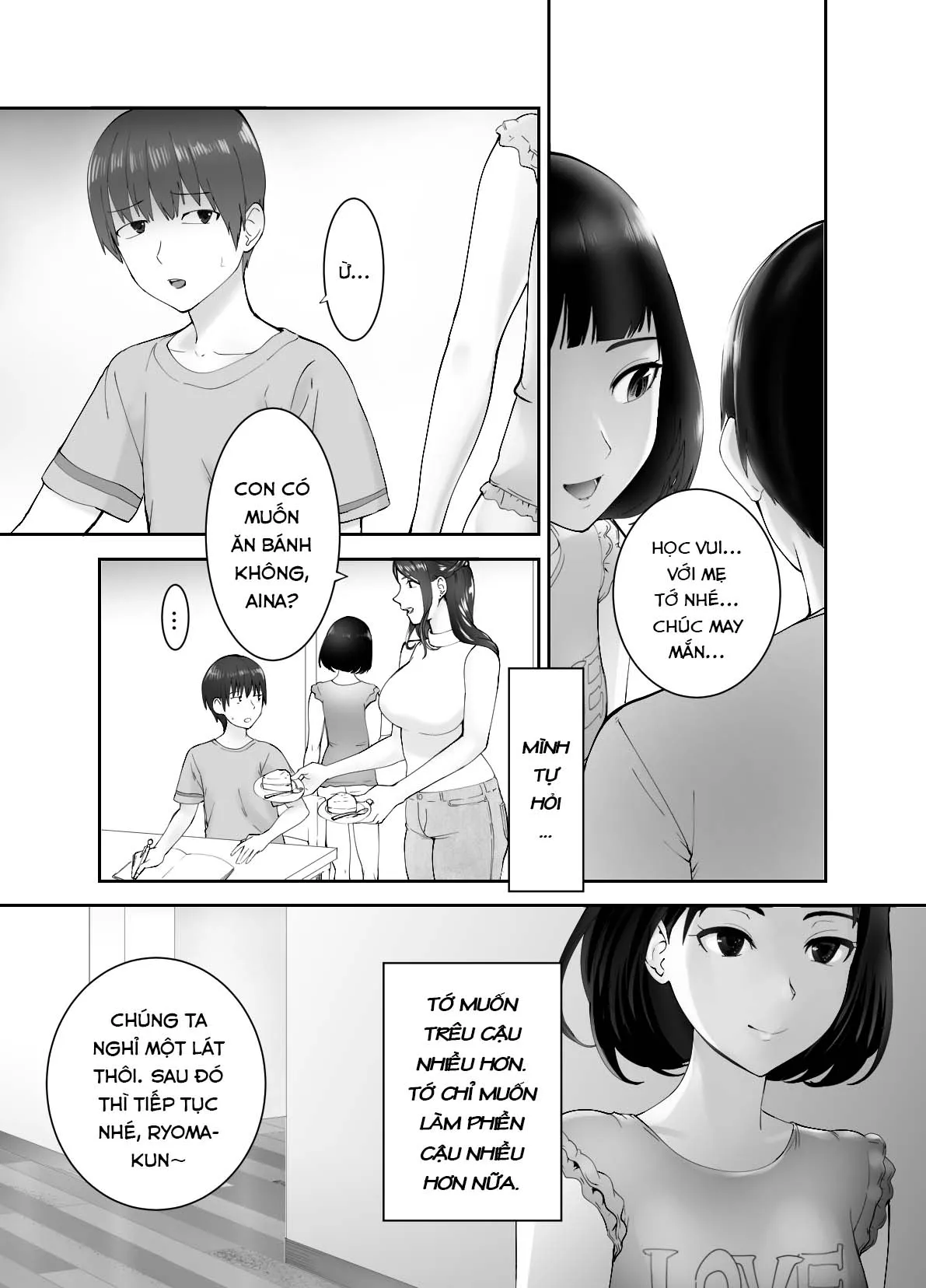 HentaiVN.net - Ảnh 22 - Thịt mẹ bạn [Osananajimi ga Mama to Yatte Imasu. ; My Childhood Friend is Doing It with My Mom] - Chap 2