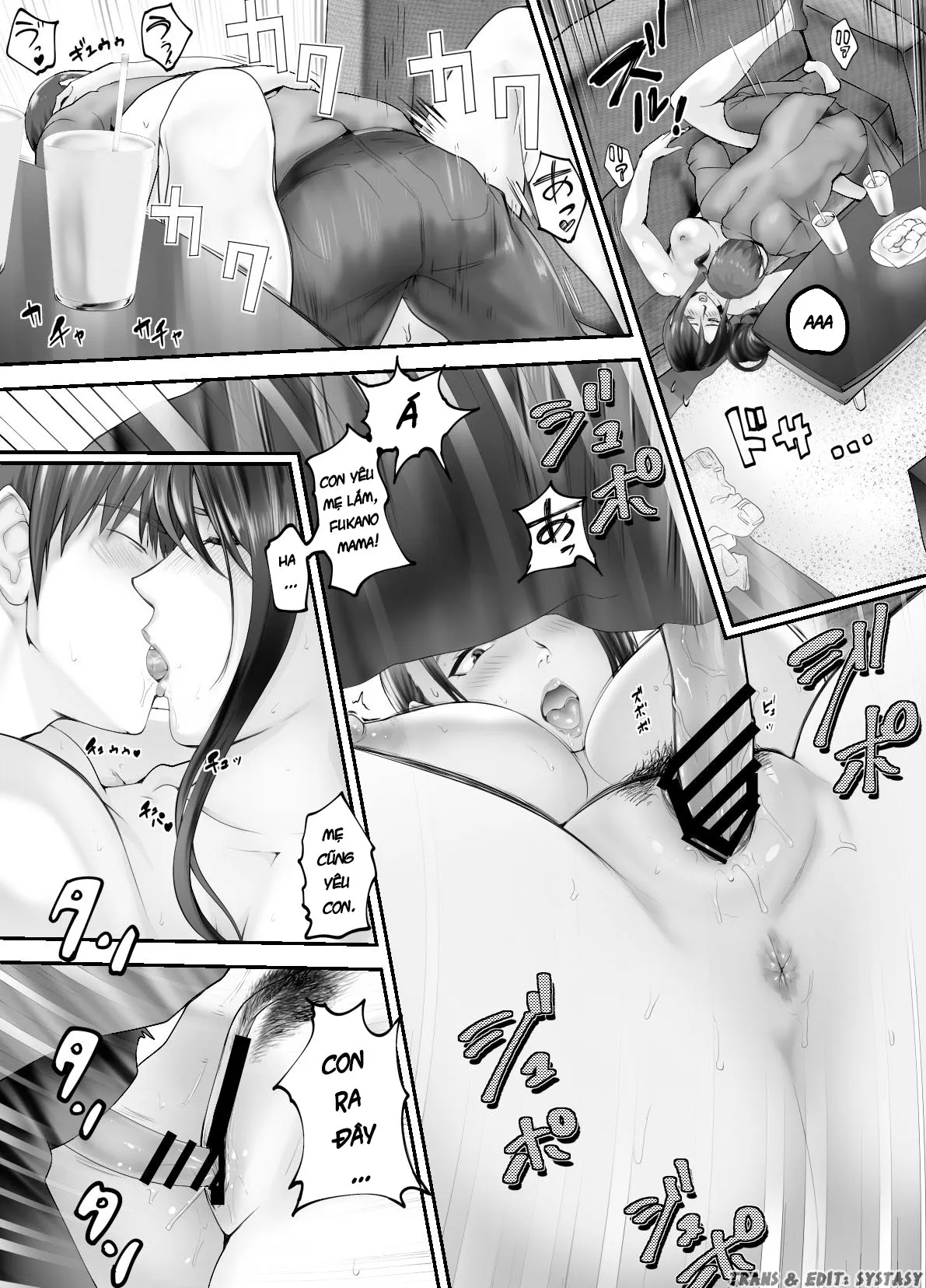 HentaiVN.net - Ảnh 18 - Thịt mẹ bạn [Osananajimi ga Mama to Yatte Imasu. ; My Childhood Friend is Doing It with My Mom] - Chap 3.1