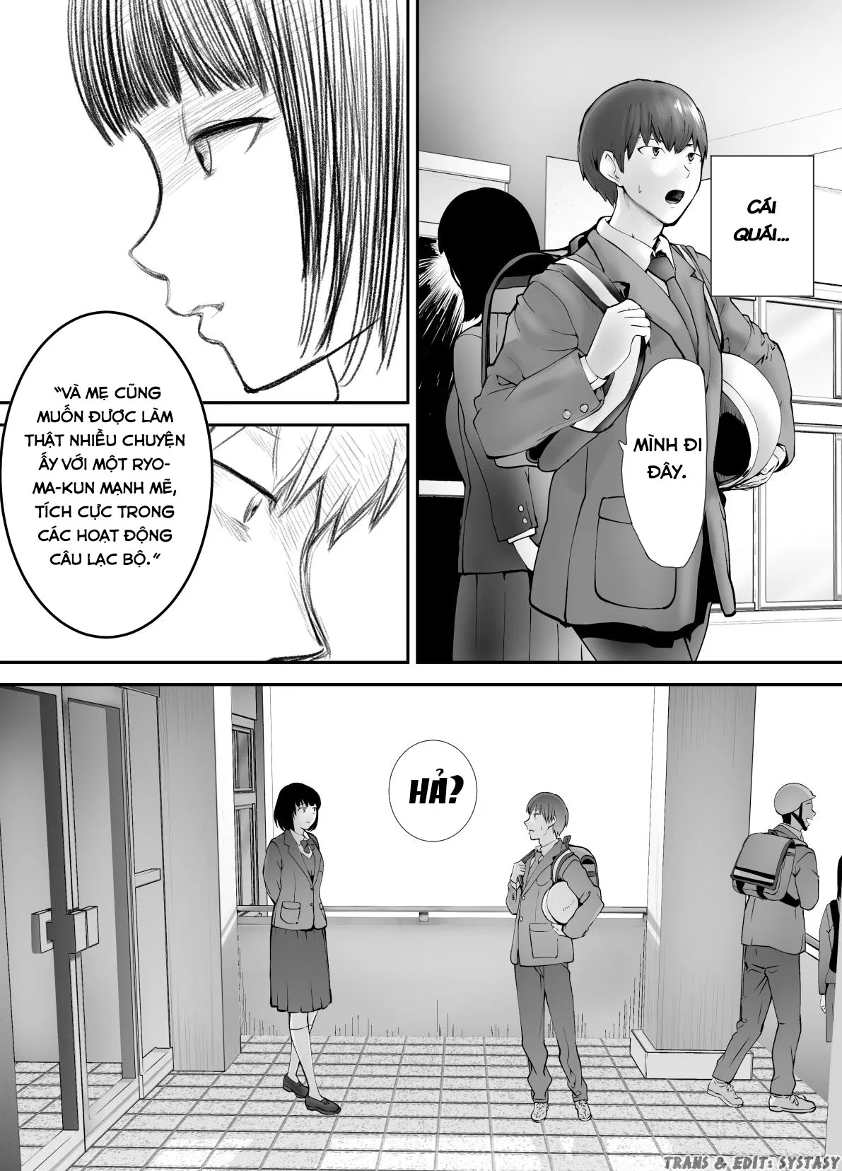 HentaiVN.net - Ảnh 22 - Thịt mẹ bạn [Osananajimi ga Mama to Yatte Imasu. ; My Childhood Friend is Doing It with My Mom] - Chap 3.2