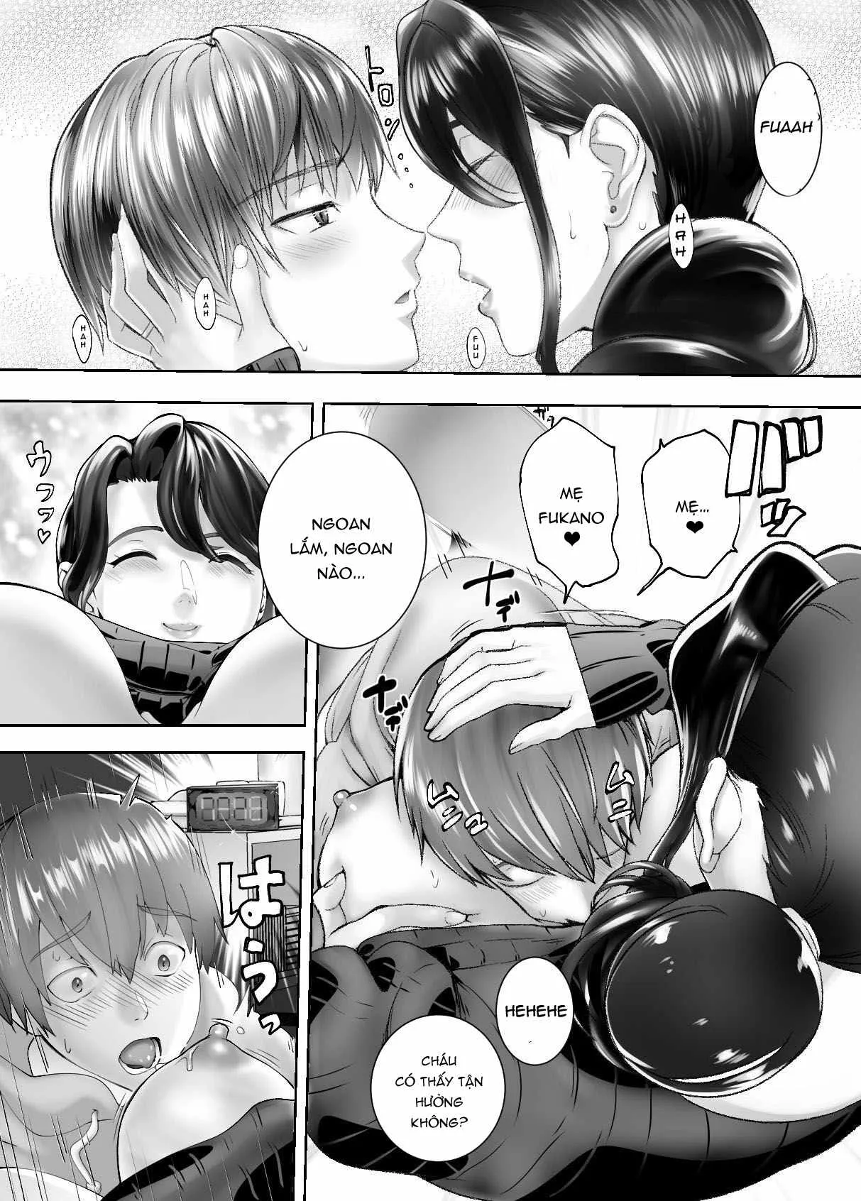 HentaiVN.net - Ảnh 15 - Thịt mẹ bạn [Osananajimi ga Mama to Yatte Imasu. ; My Childhood Friend is Doing It with My Mom] - Chap 4