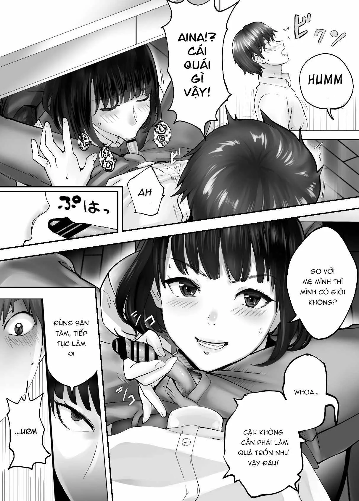 HentaiVN.net - Ảnh 42 - Thịt mẹ bạn [Osananajimi ga Mama to Yatte Imasu. ; My Childhood Friend is Doing It with My Mom] - Chap 4