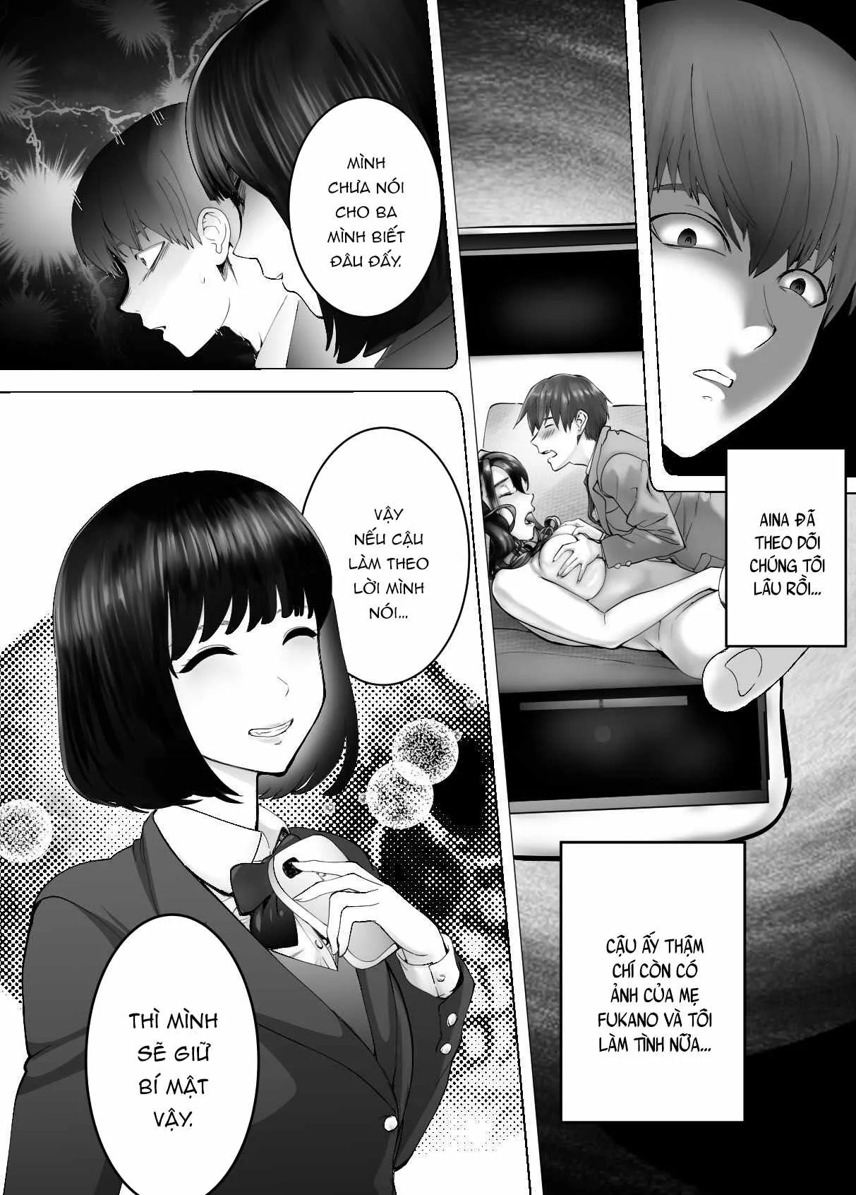 HentaiVN.net - Ảnh 7 - Thịt mẹ bạn [Osananajimi ga Mama to Yatte Imasu. ; My Childhood Friend is Doing It with My Mom] - Chap 4