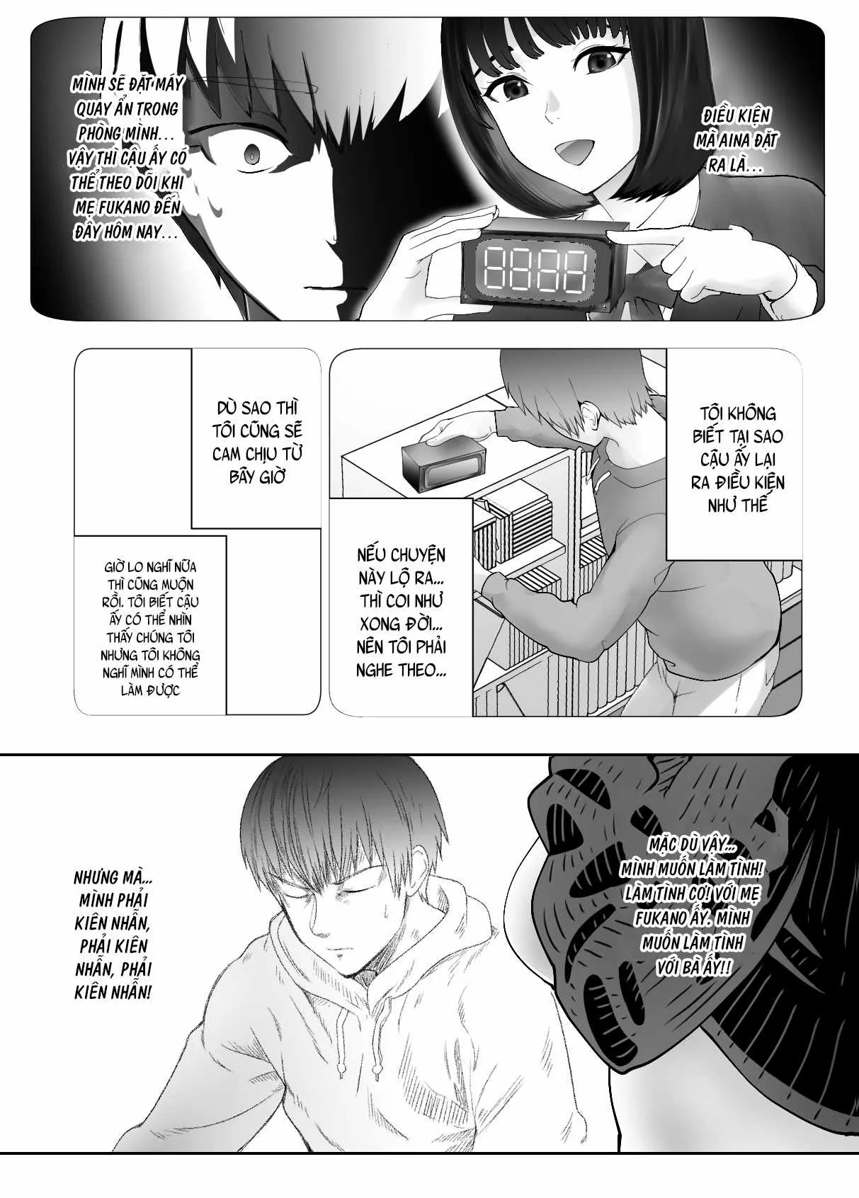 HentaiVN.net - Ảnh 8 - Thịt mẹ bạn [Osananajimi ga Mama to Yatte Imasu. ; My Childhood Friend is Doing It with My Mom] - Chap 4