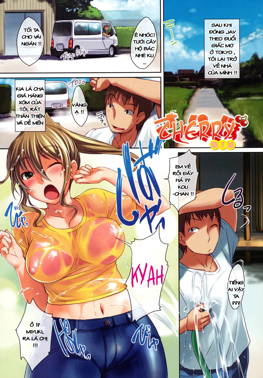 HentaiVN.net - Ảnh 6 - Chu Chu Cherry [Please Kiss Me, Pink Cherry More!] - Chap 1