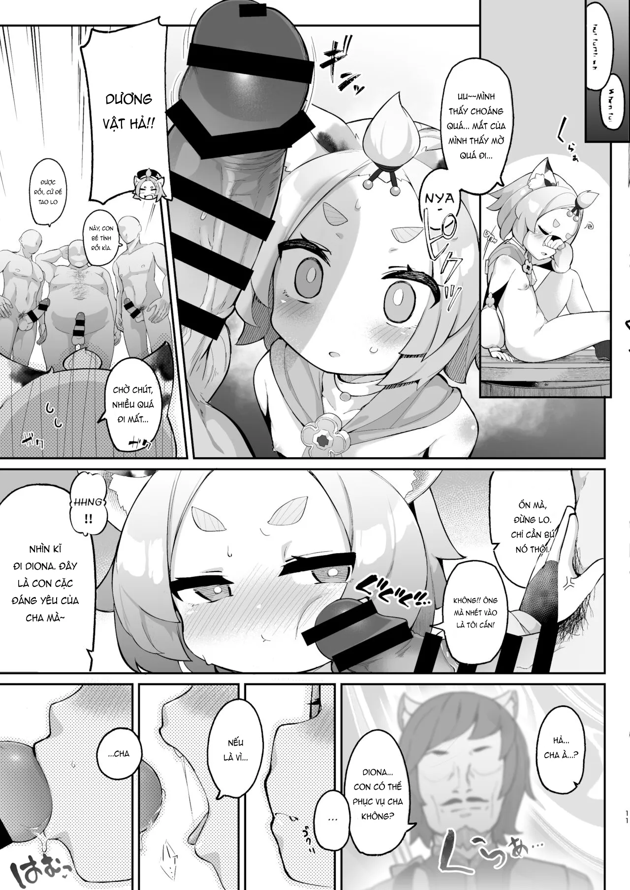 HentaiVN.net - Ảnh 11 - Ly cocktail bí mật của Diona [Diona no Himitsu no Cocktail] - Oneshot