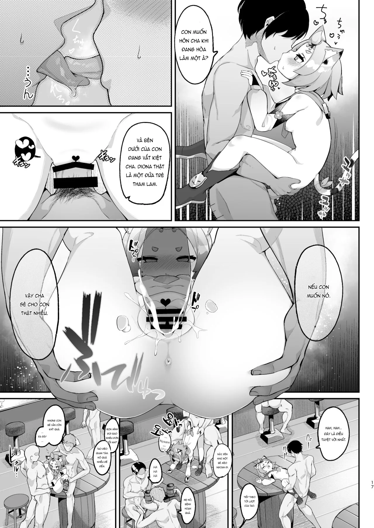 HentaiVN.net - Ảnh 16 - Ly cocktail bí mật của Diona [Diona no Himitsu no Cocktail] - Oneshot