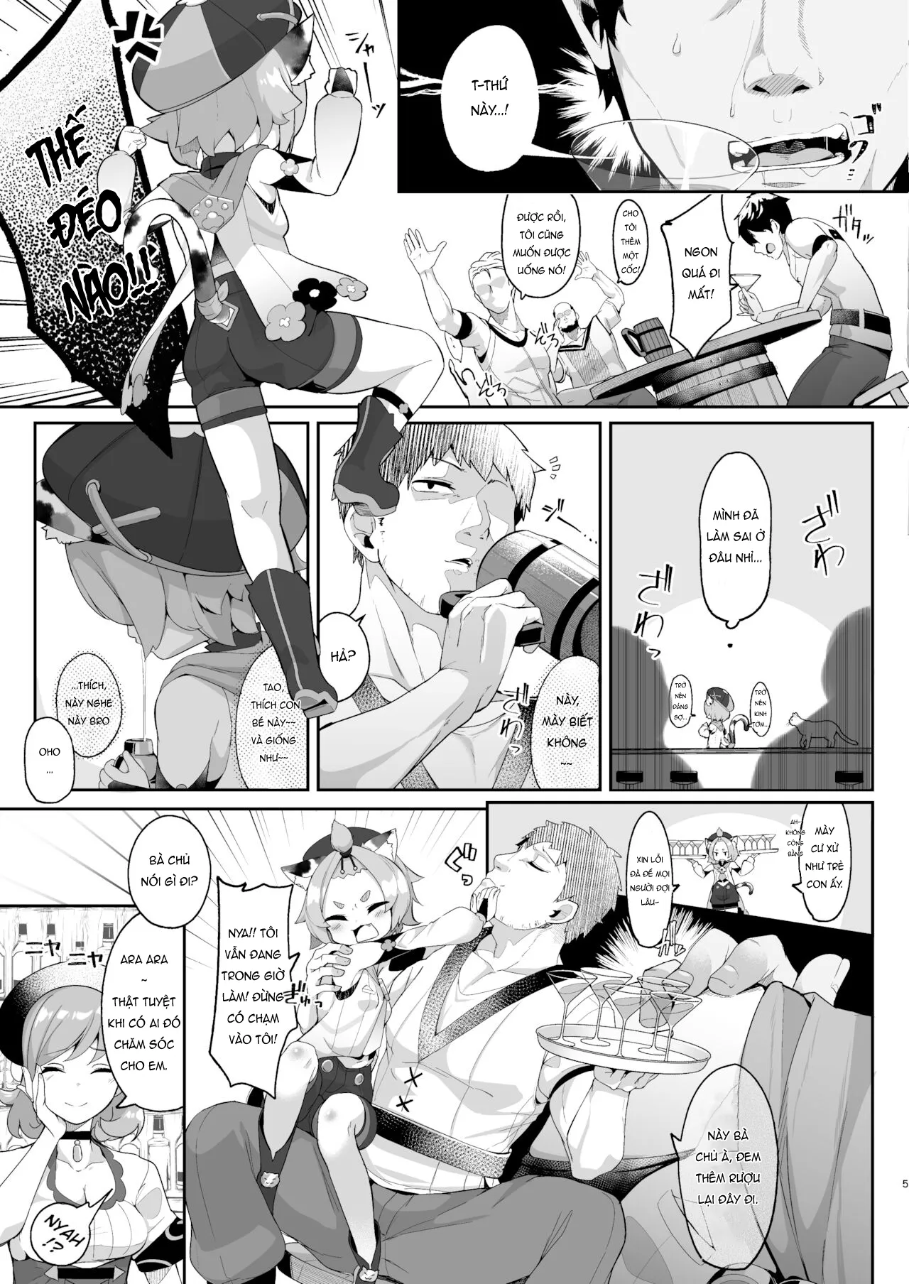 HentaiVN.net - Ảnh 5 - Ly cocktail bí mật của Diona [Diona no Himitsu no Cocktail] - Oneshot