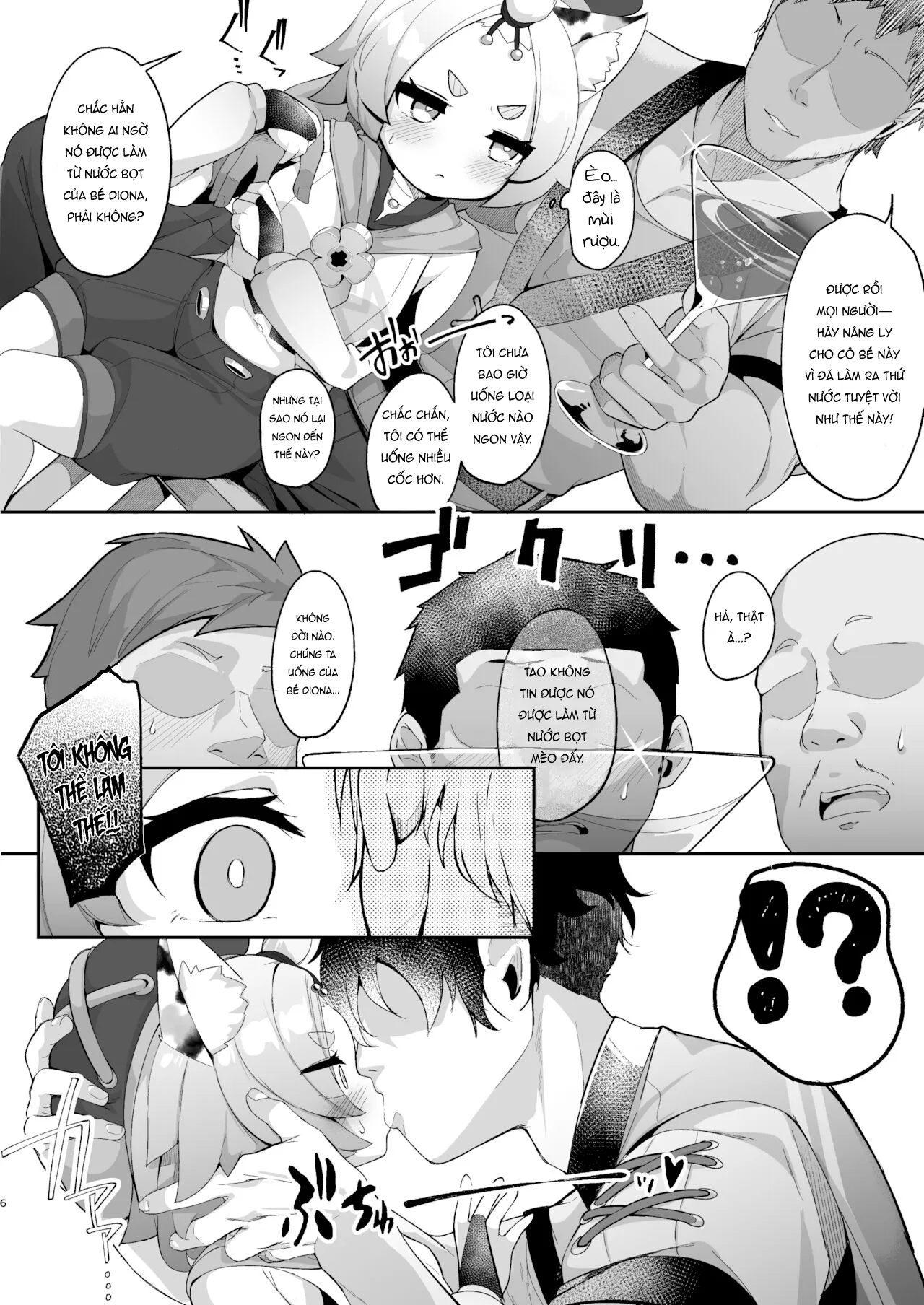 HentaiVN.net - Ảnh 6 - Ly cocktail bí mật của Diona [Diona no Himitsu no Cocktail] - Oneshot