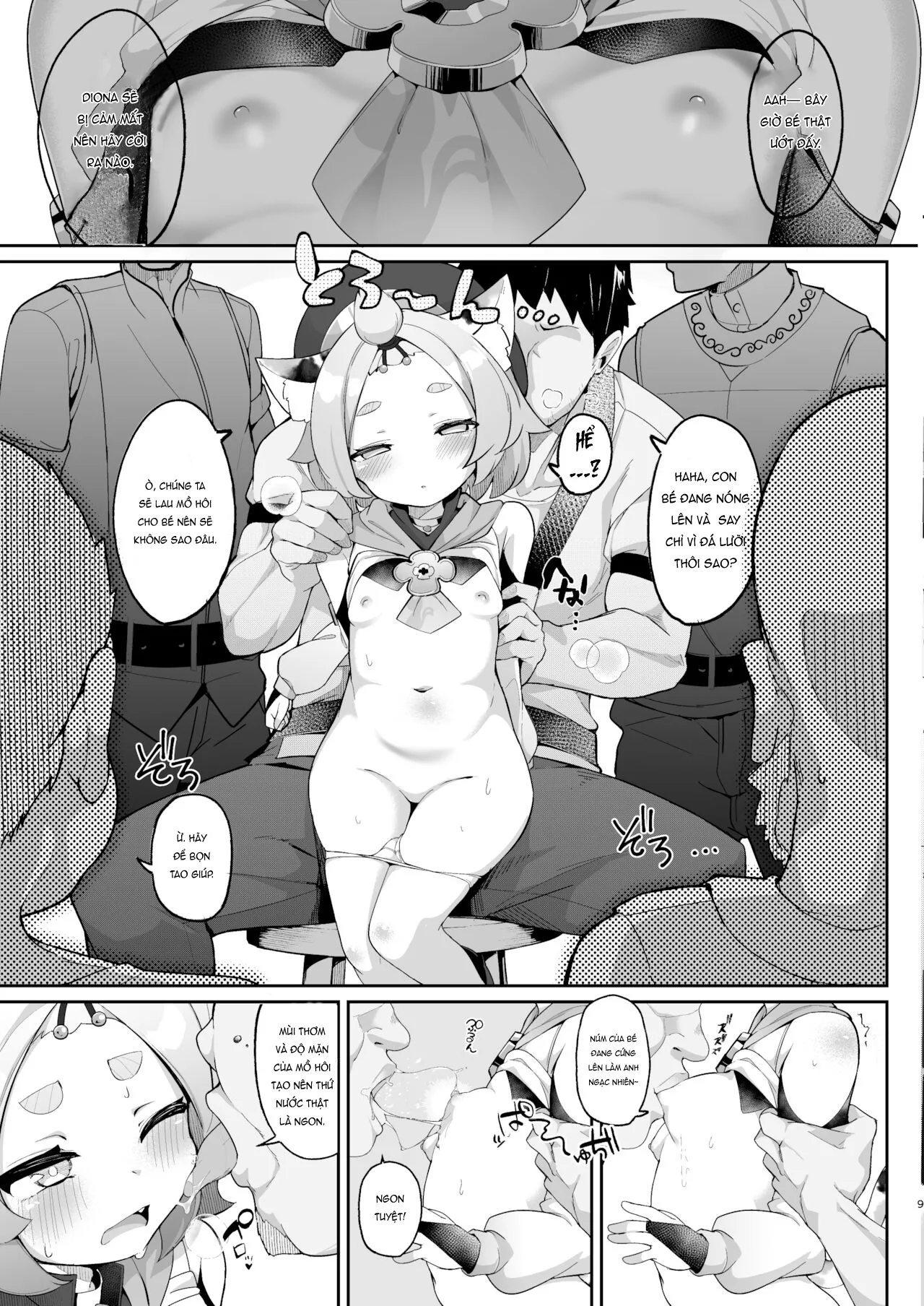 HentaiVN.net - Ảnh 9 - Ly cocktail bí mật của Diona [Diona no Himitsu no Cocktail] - Oneshot
