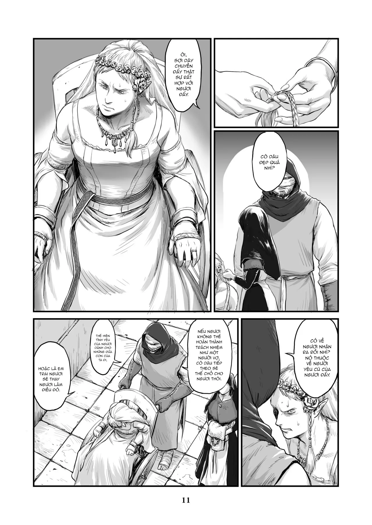 HentaiVN.net - Ảnh 11 - Tân nương của orc [The Orc Bride] - Truyện ngọt bú cu