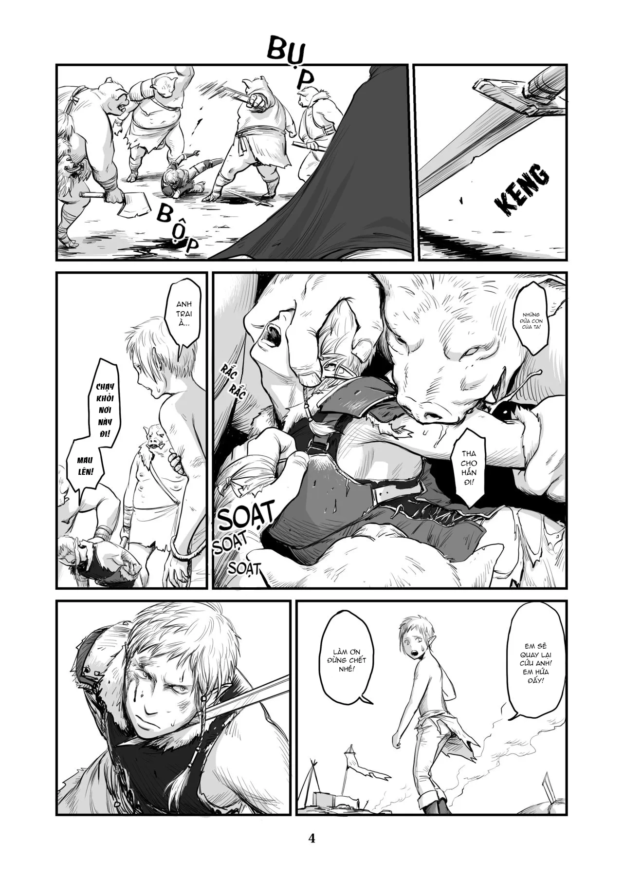 HentaiVN.net - Ảnh 4 - Tân nương của orc [The Orc Bride] - Truyện ngọt bú cu