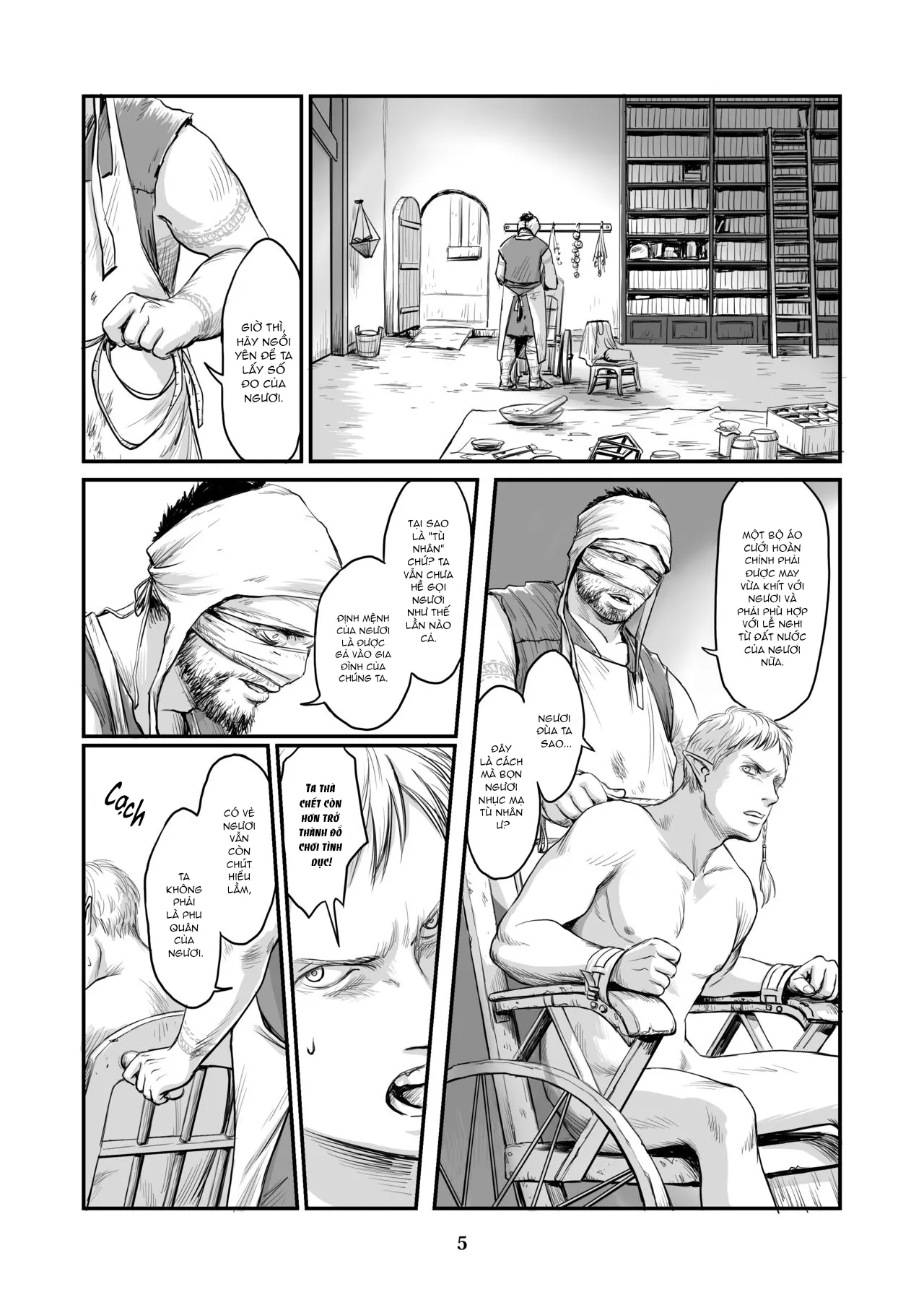 HentaiVN.net - Ảnh 5 - Tân nương của orc [The Orc Bride] - Truyện ngọt bú cu