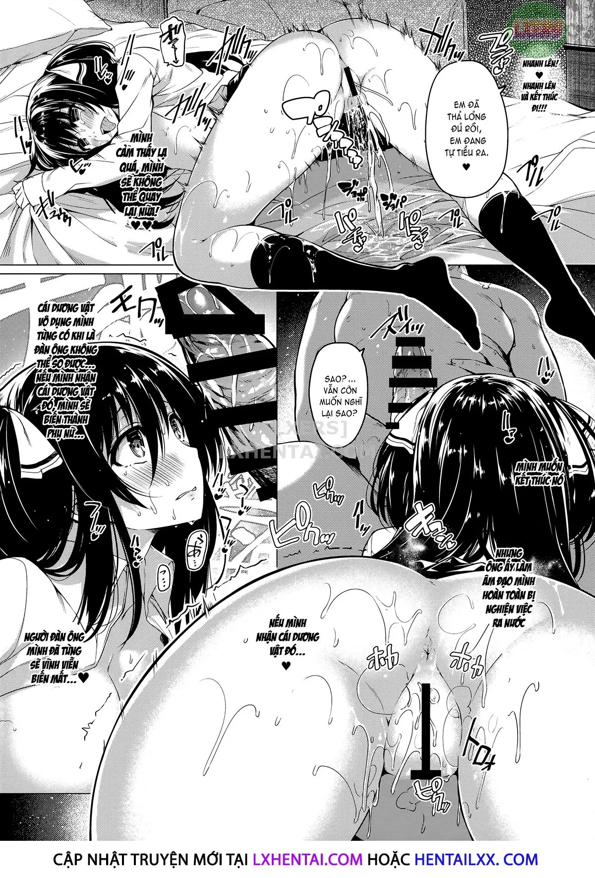 HentaiVN.net - Ảnh 16 - Sanshoku Hirune Tsuki TS - Chap 1