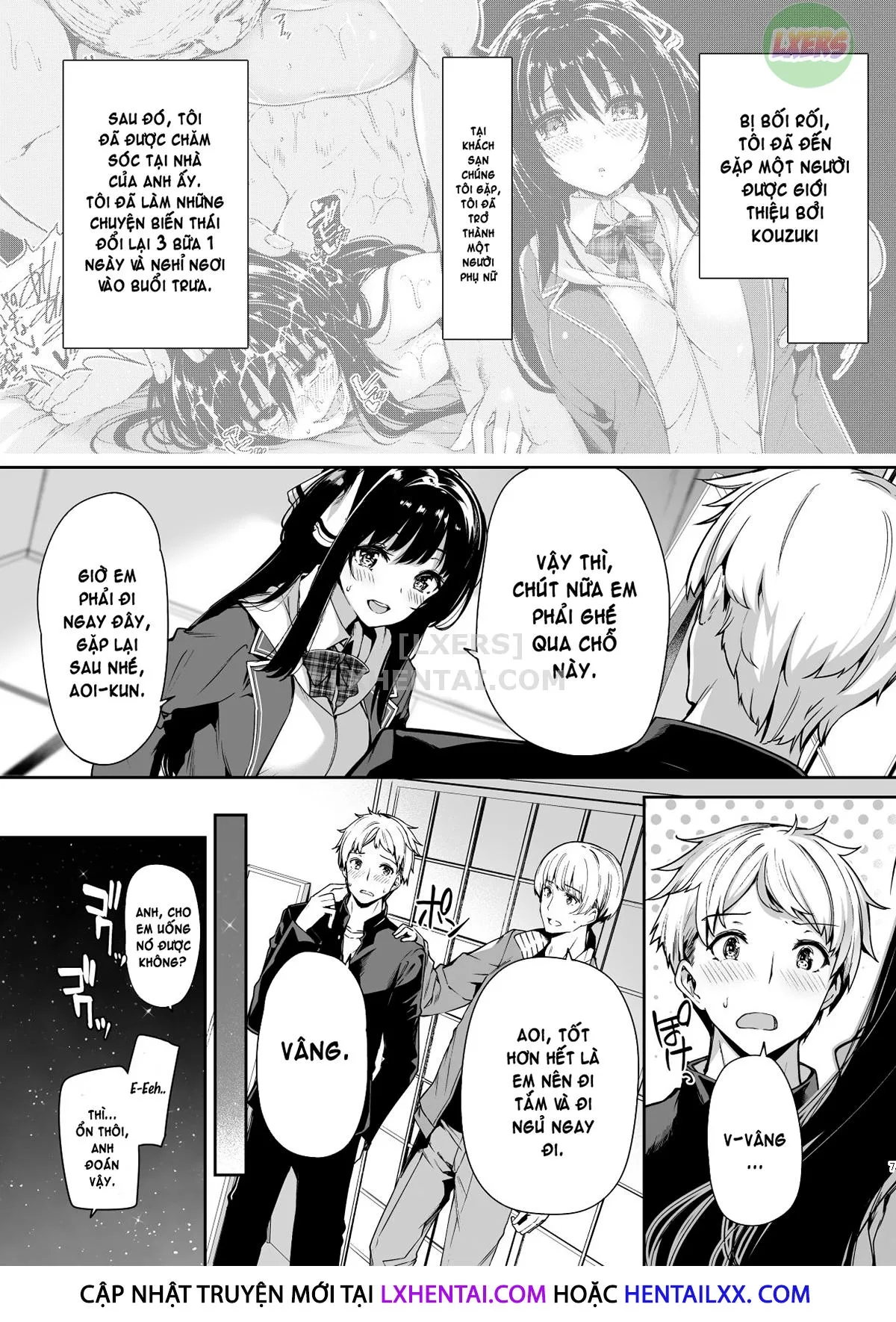 HentaiVN.net - Ảnh 9 - Sanshoku Hirune Tsuki TS - Chap 2 - [END]