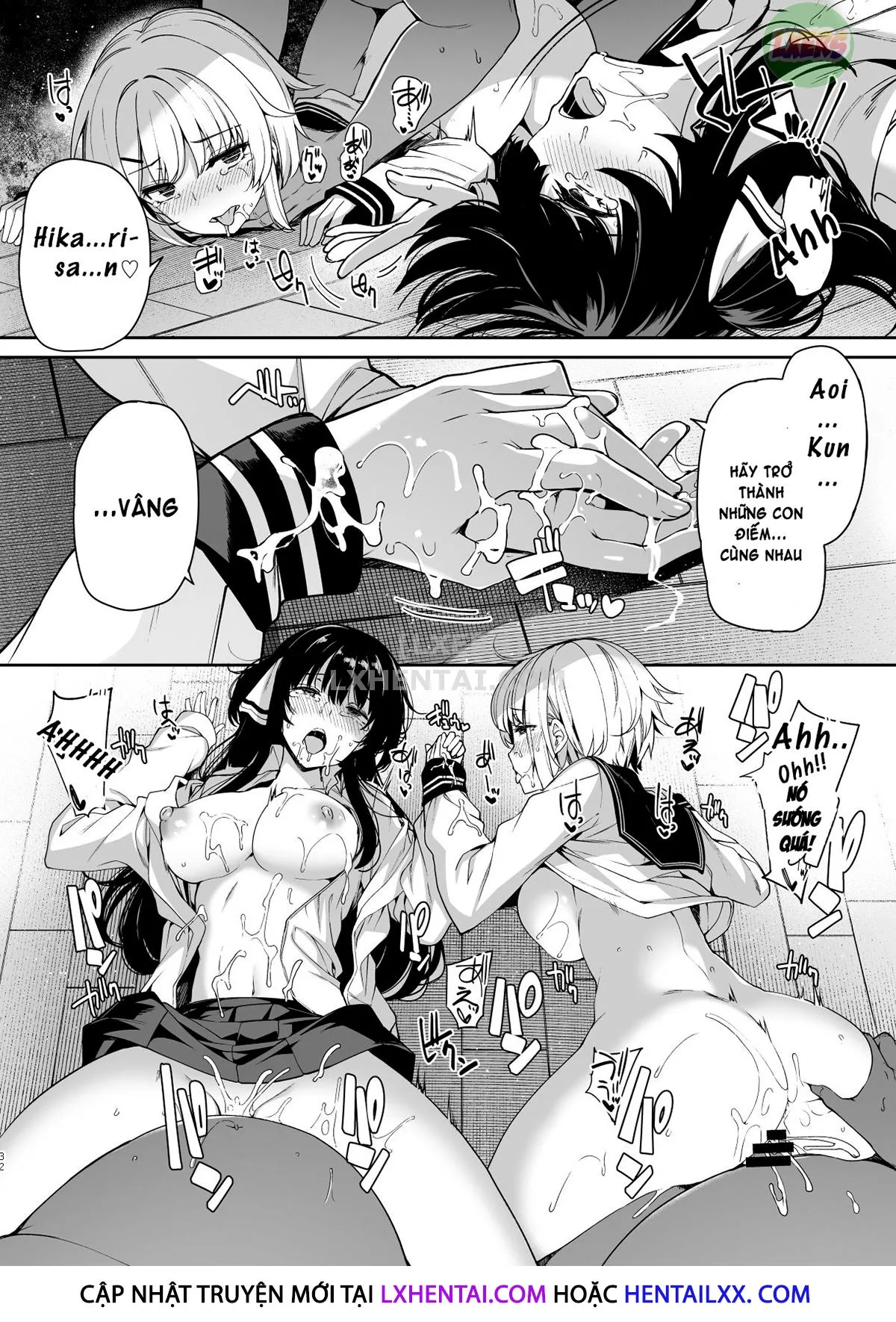 HentaiVN.net - Ảnh 34 - Sanshoku Hirune Tsuki TS - Chap 2 - [END]