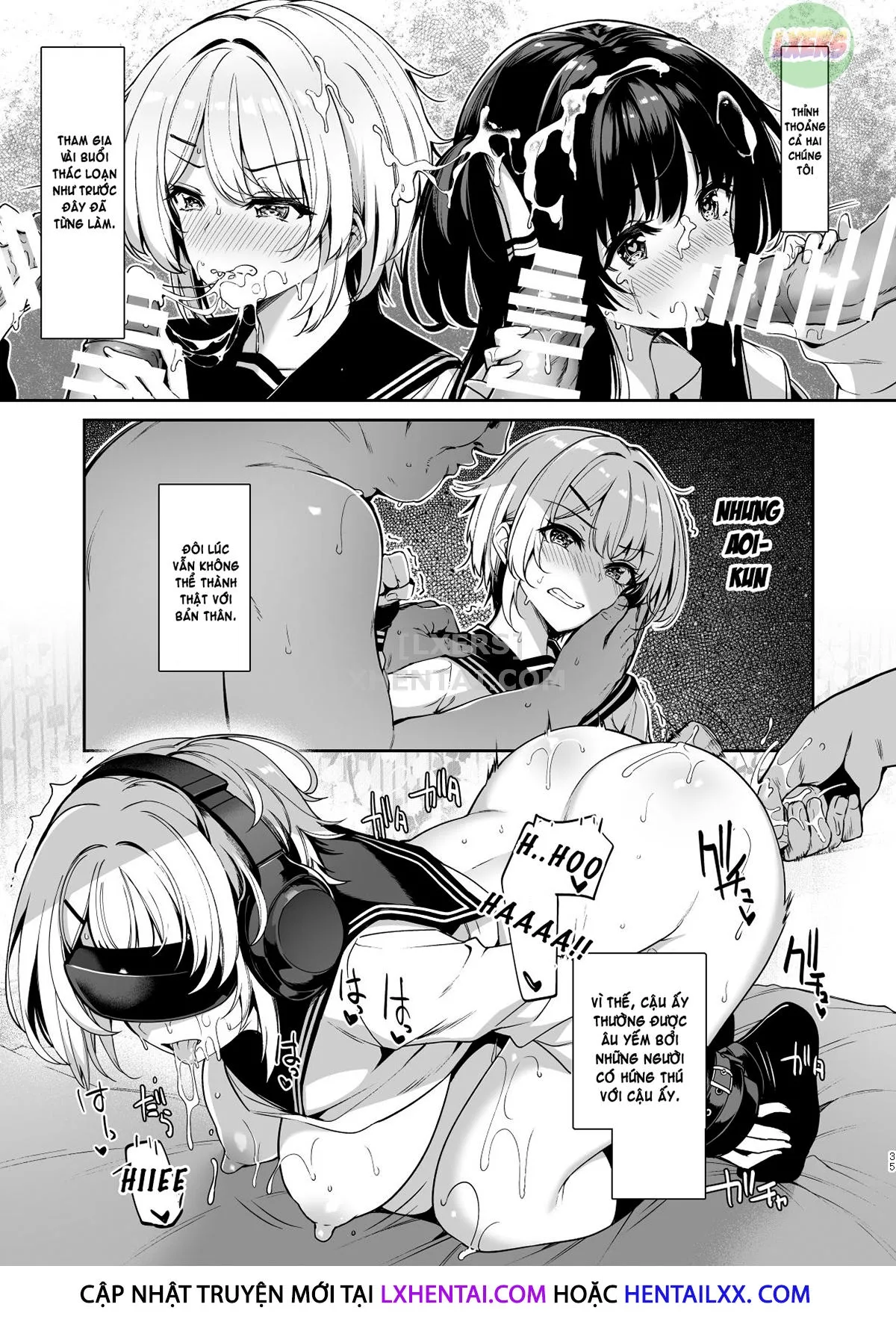HentaiVN.net - Ảnh 37 - Sanshoku Hirune Tsuki TS - Chap 2 - [END]