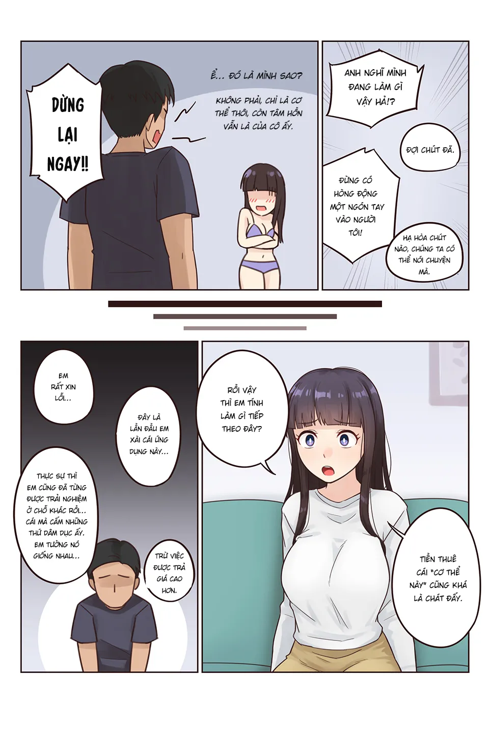 HentaiVN.net - Ảnh 5 - Rent a body - Oneshot