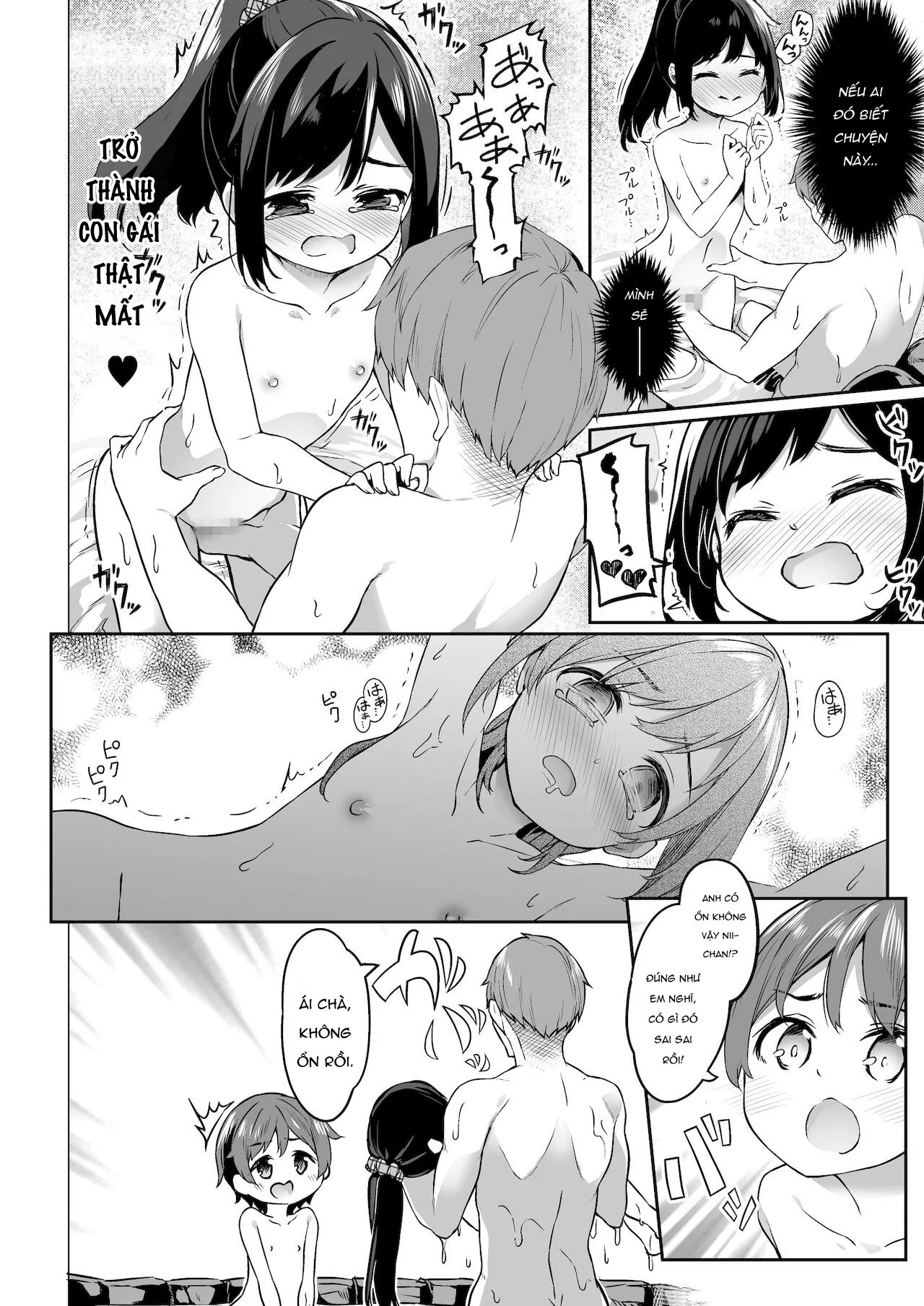 HentaiVN.net - Ảnh 16 - TS-kko Otokoyu Challenge! [TSっ娘男湯チャレンジ!] - Oneshot