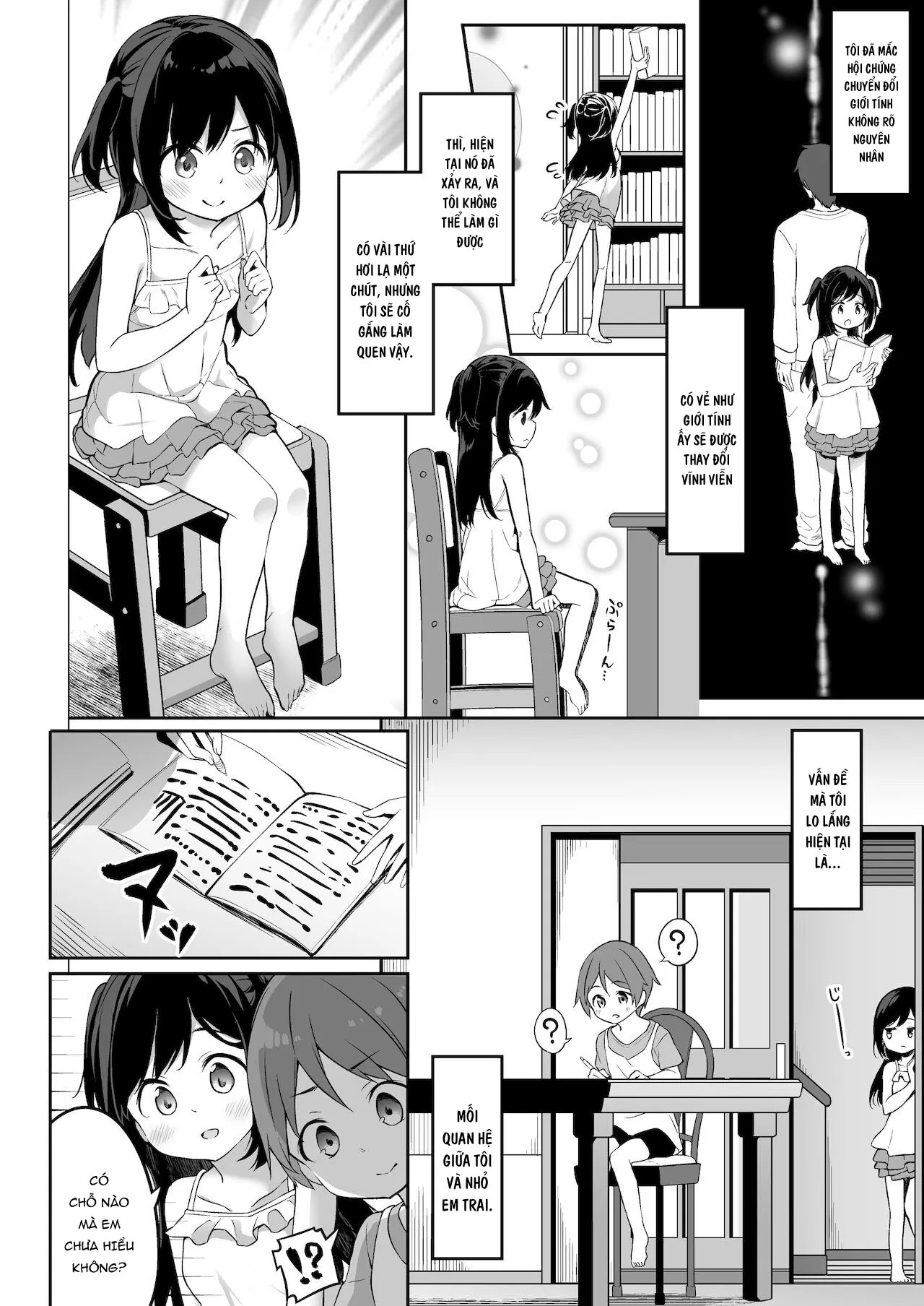 HentaiVN.net - Ảnh 4 - TS-kko Otokoyu Challenge! [TSっ娘男湯チャレンジ!] - Oneshot
