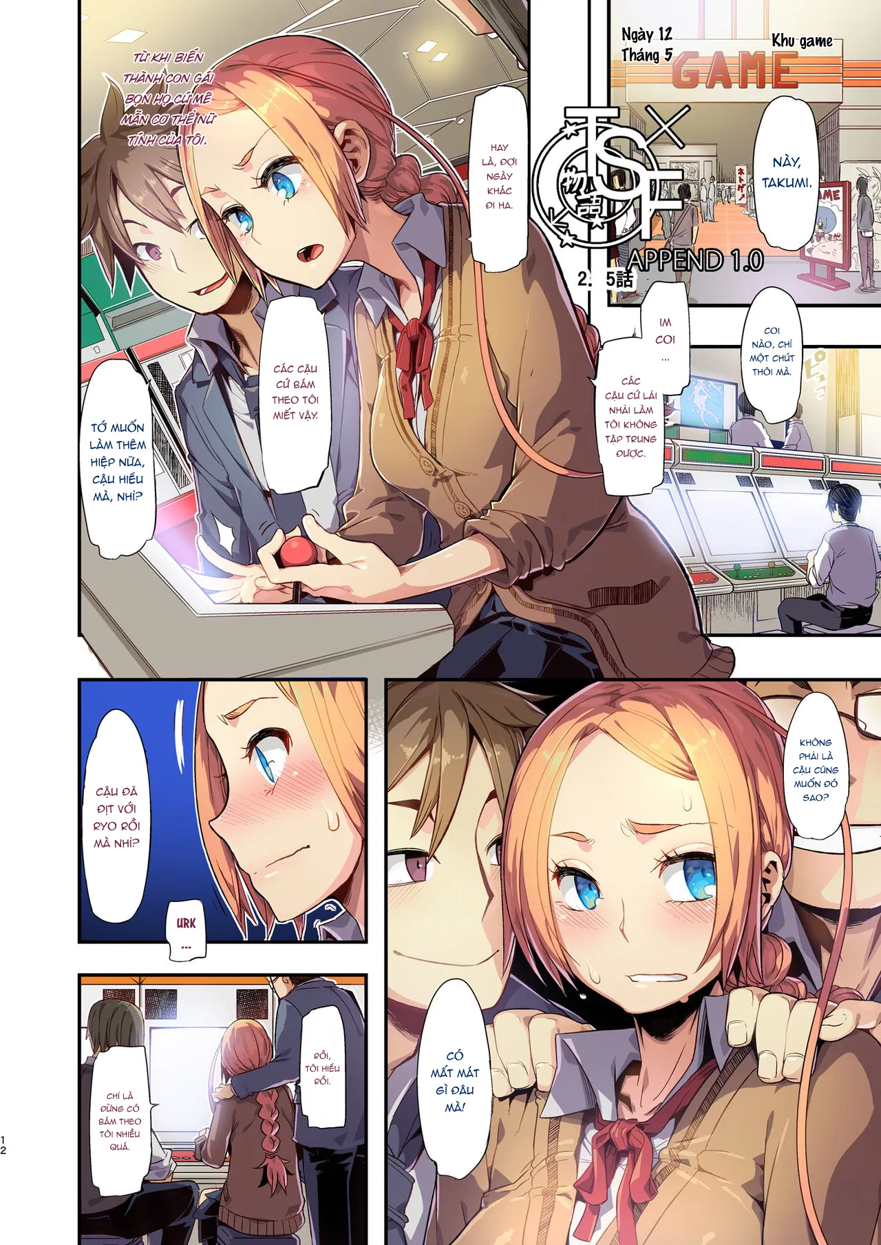 HentaiVN.net - Ảnh 4 - TSF Monogatari Ngoại Truyện [TSF Monogatari Append] - Append 1.0- Chap 2.5 [Không che]