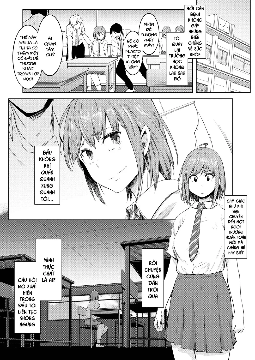 HentaiVN.net - Ảnh 5 - Câu chuyện tình của một nữ sinh chuyển giới [Nyotaika Otome no Renai Jijou] - Chap 1