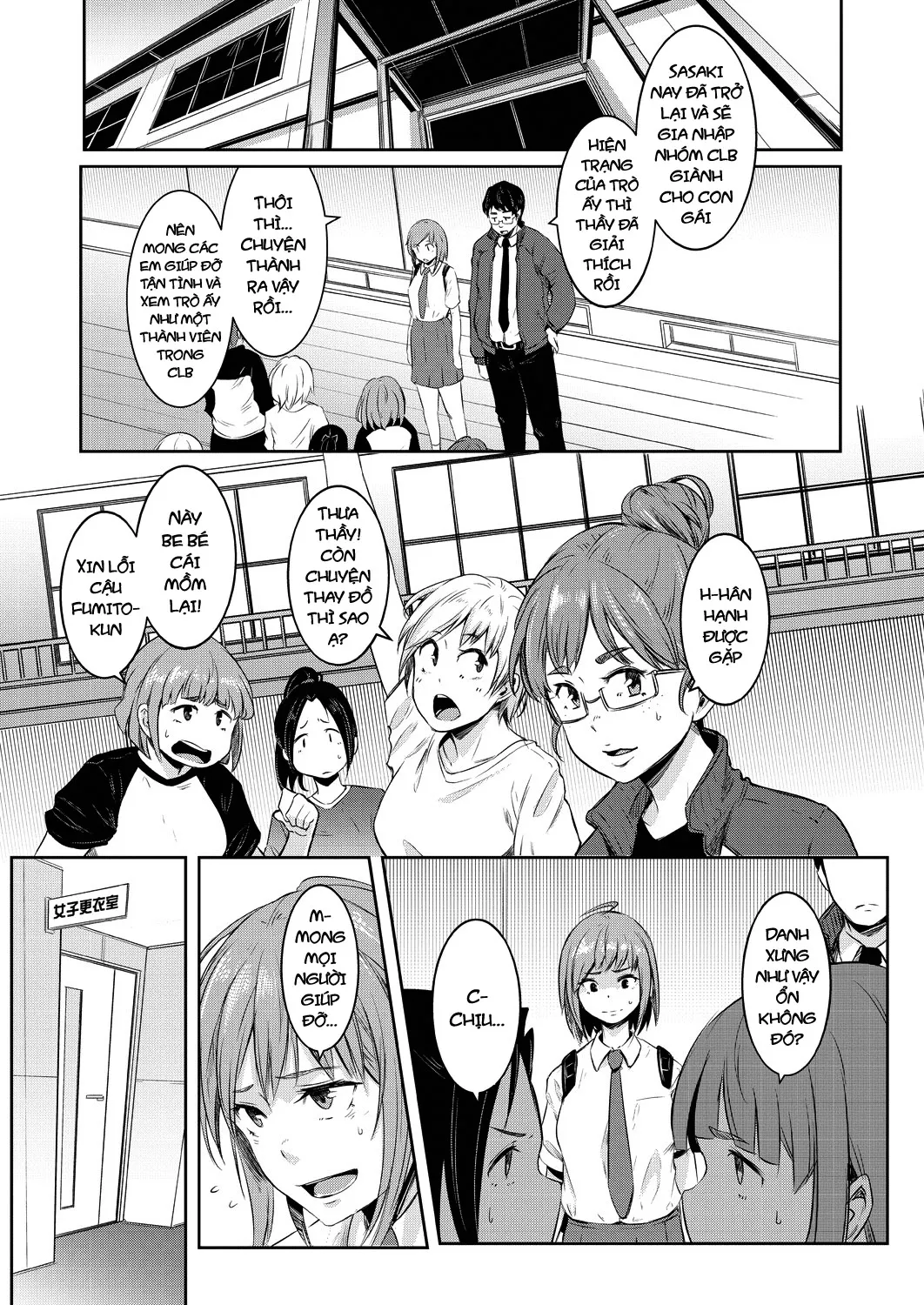 HentaiVN.net - Ảnh 6 - Câu chuyện tình của một nữ sinh chuyển giới [Nyotaika Otome no Renai Jijou] - Chap 1