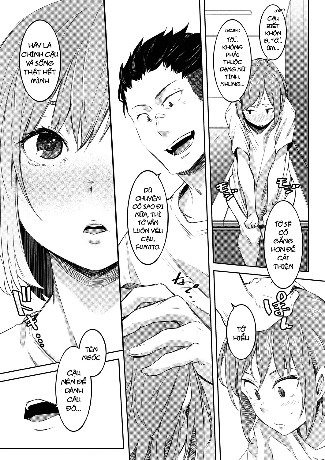 HentaiVN.net - Ảnh 28 - Câu chuyện tình của một nữ sinh chuyển giới [Nyotaika Otome no Renai Jijou] - Chap 1.2