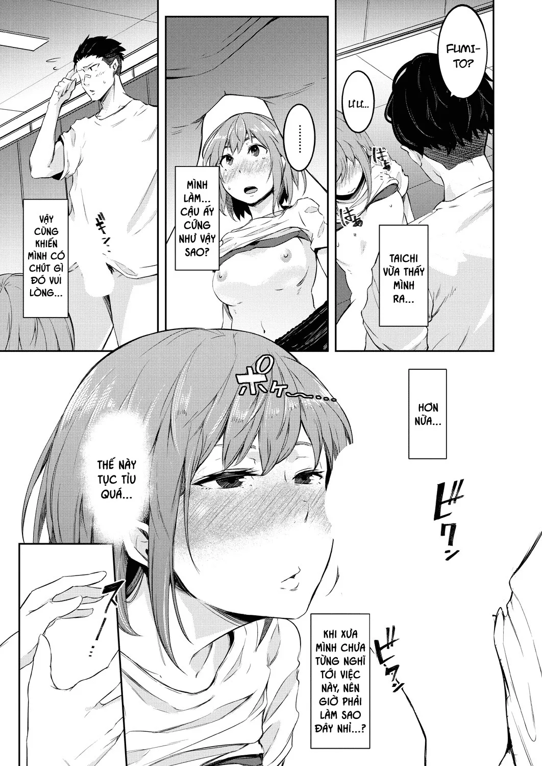 HentaiVN.net - Ảnh 5 - Câu chuyện tình của một nữ sinh chuyển giới [Nyotaika Otome no Renai Jijou] - Chap 1.2