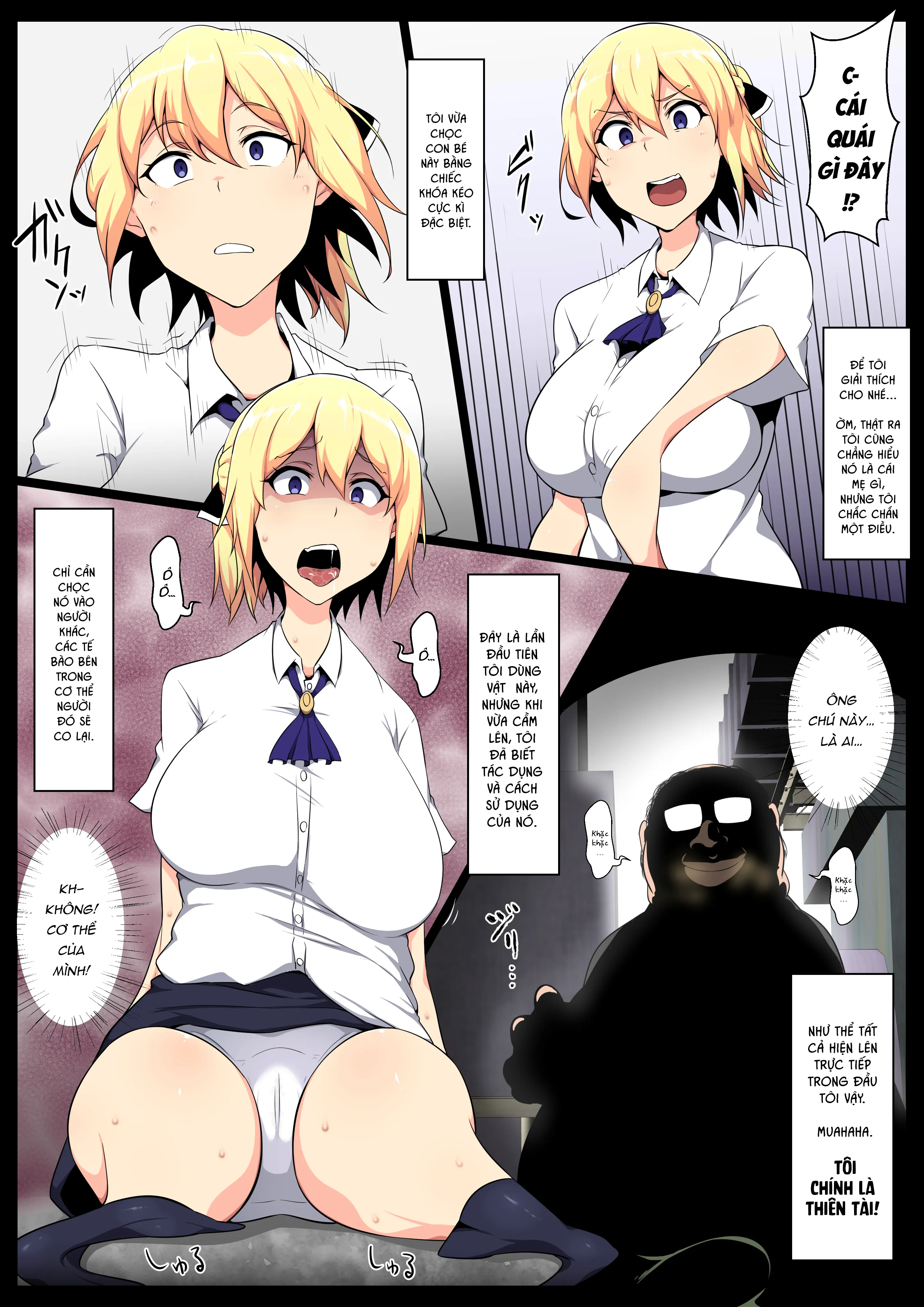 HentaiVN.net - Ảnh 5 - Trong cơ thể nữ sinh 18. [Uchigawa kara Niku o Yogosu] - Chap 1.