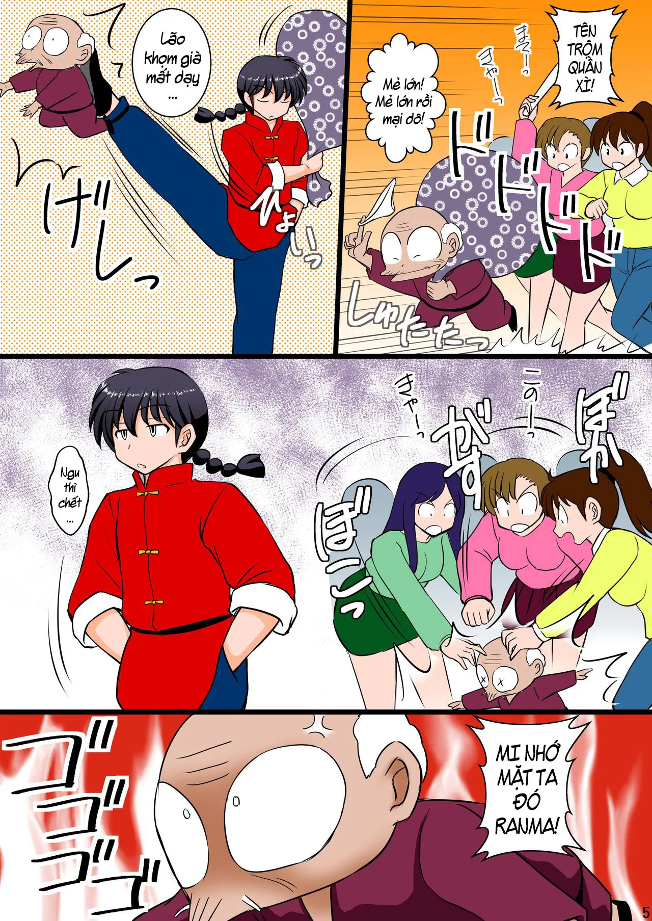 HentaiVN.net - Ảnh 3 - Bắt nạt Ranma [Ore wa Otoko daa Bangaihen] - Chap 1