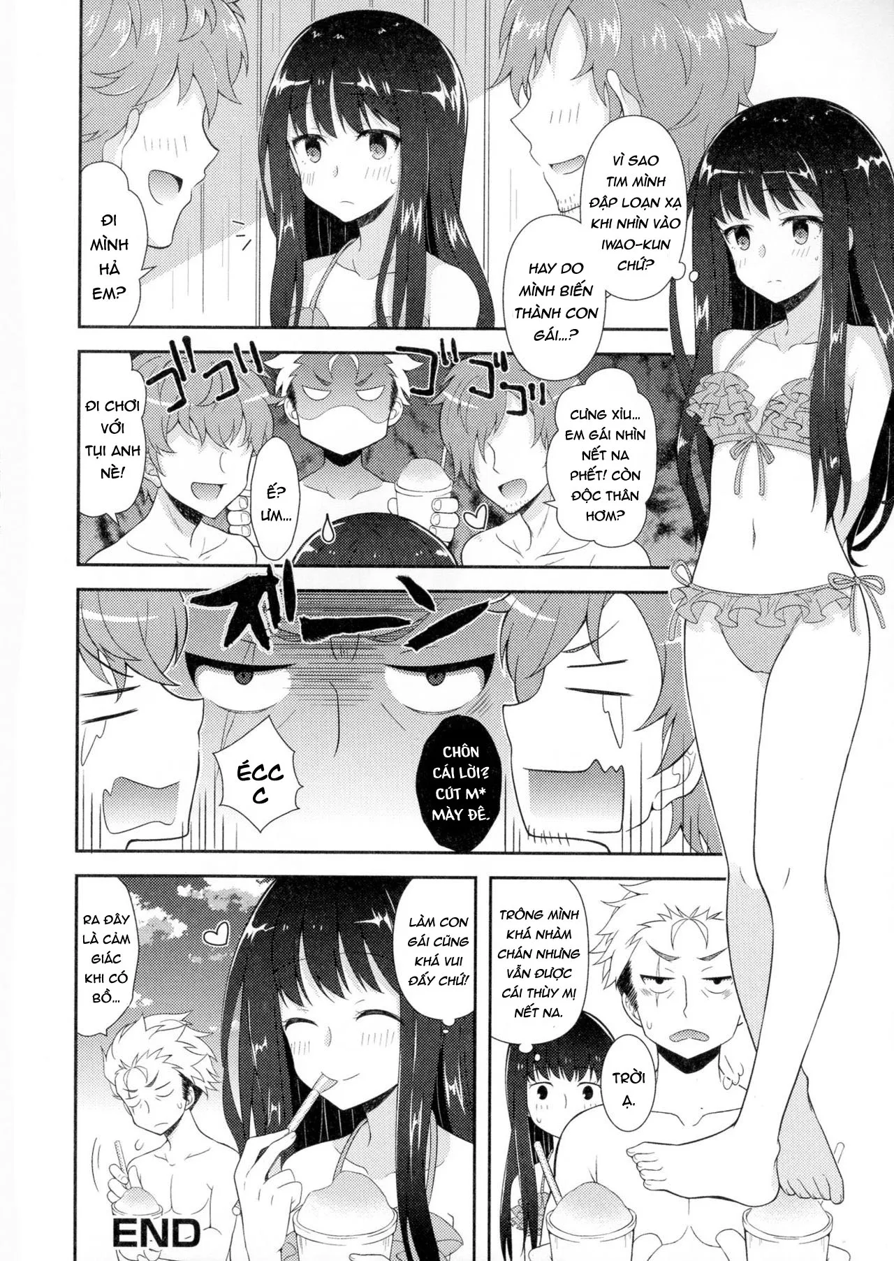 HentaiVN.net - Ảnh 21 - Ăn cơm tró lâu năm, tôi đè thằng bạn thân ra quất [渚のマーメイド] - Oneshot