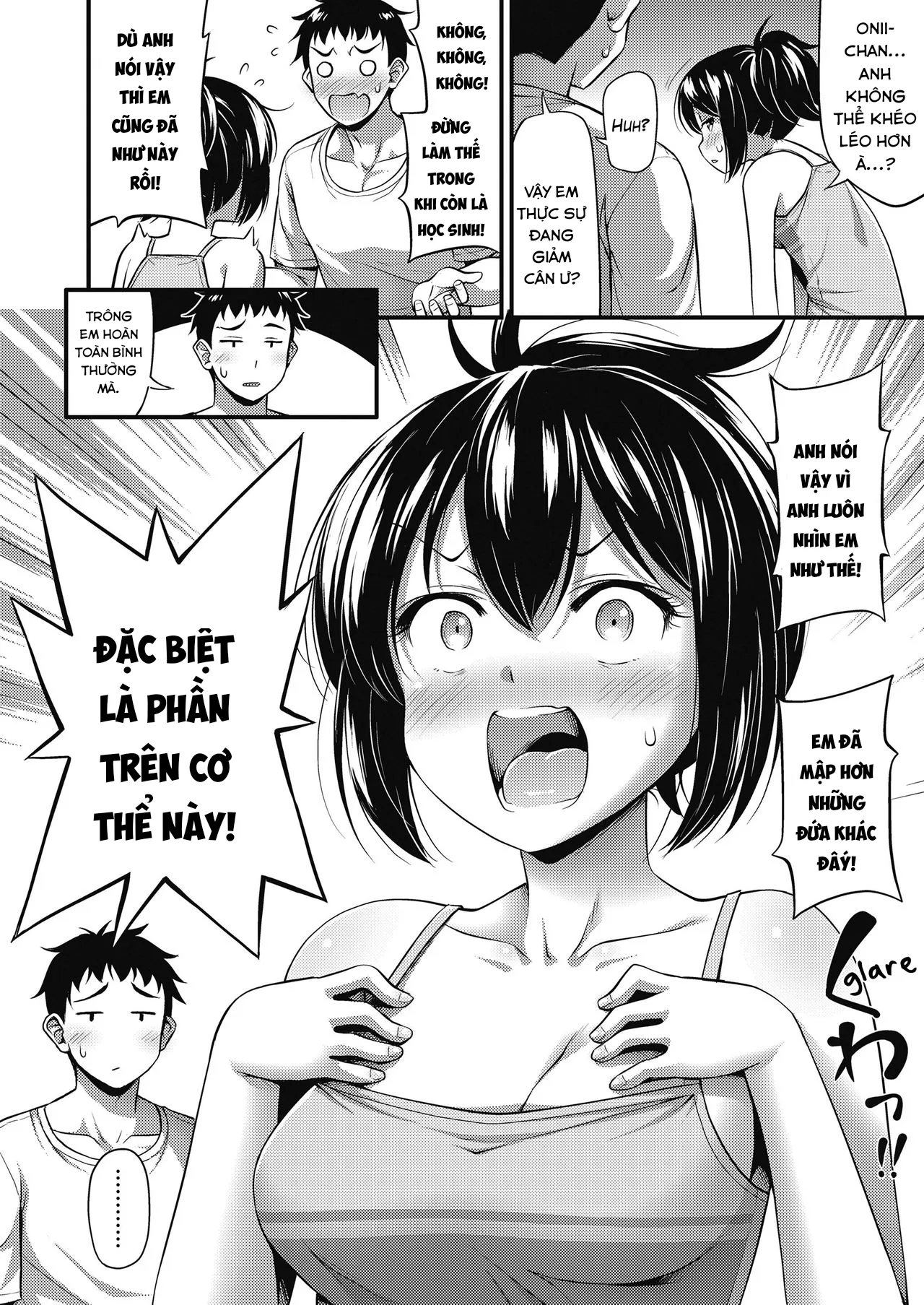 HentaiVN.net - Ảnh 3 - Hút mỡ cho em gái. [Okosama ni mo Osusume Odoroku Hodo Kimochi Ii Kyoui no Diet Jutsu; Also Recommended for Kids: A Dreadful Diet Method that Surprisingly Feels Good] - Oneshot