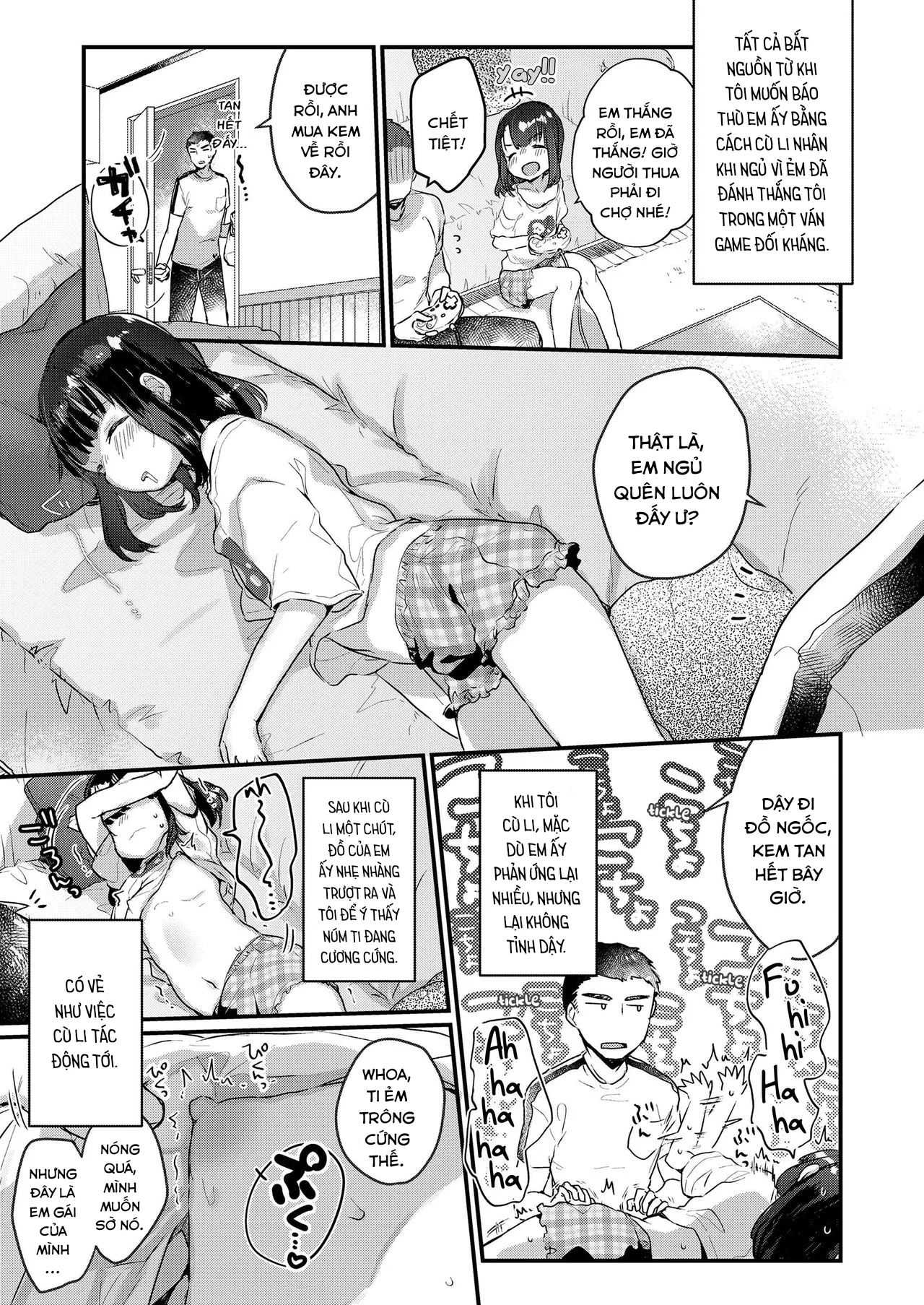 HentaiVN.net - Ảnh 4 - Em gái tôi không chịu dậy. [Uchi no Imouto wa Netara Okinai; My Little Sister Just Doesn't Wake Up] - Oneshot