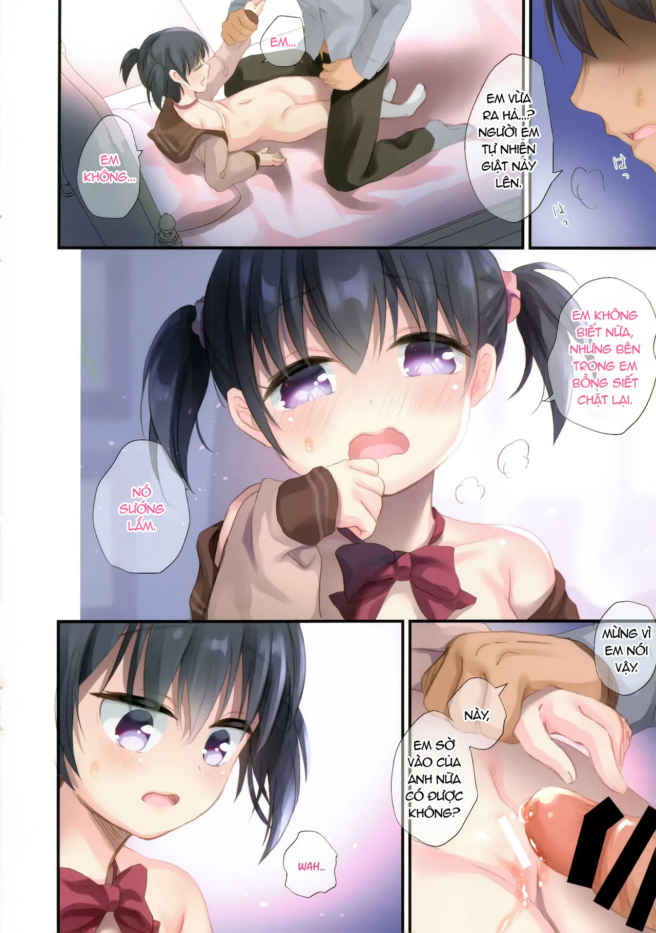 HentaiVN.net - Ảnh 14 - Lần đầu của tôi và cô em gái nhỏ [Imouto to Hajimemashita] - Remake
