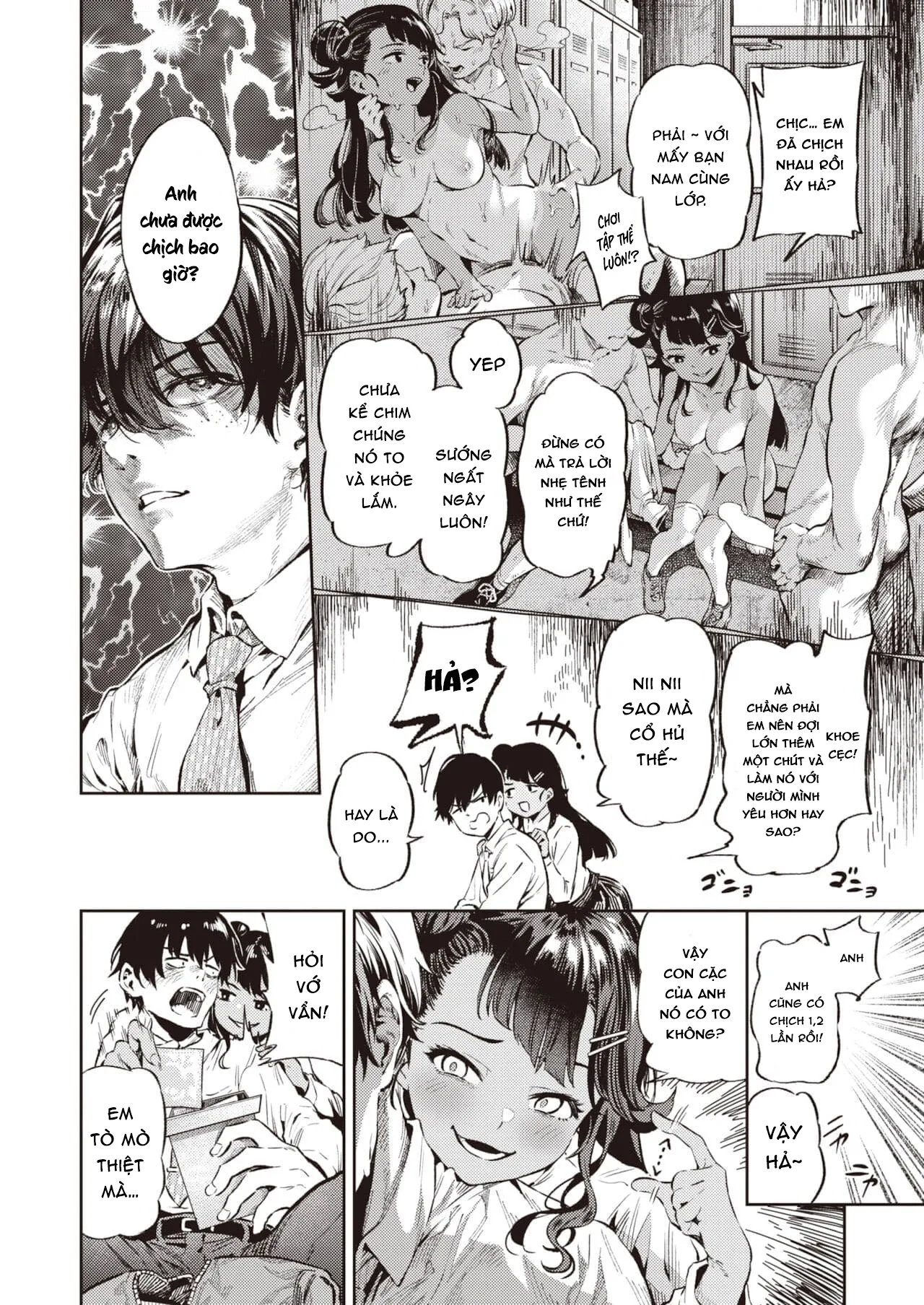 HentaiVN.net - Ảnh 5 - Cheeky, cute sister - Oneshot
