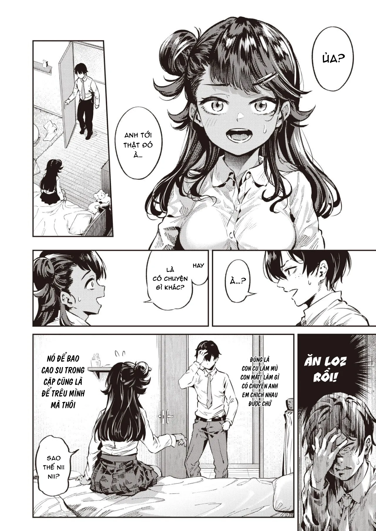 HentaiVN.net - Ảnh 7 - Cheeky, cute sister - Oneshot