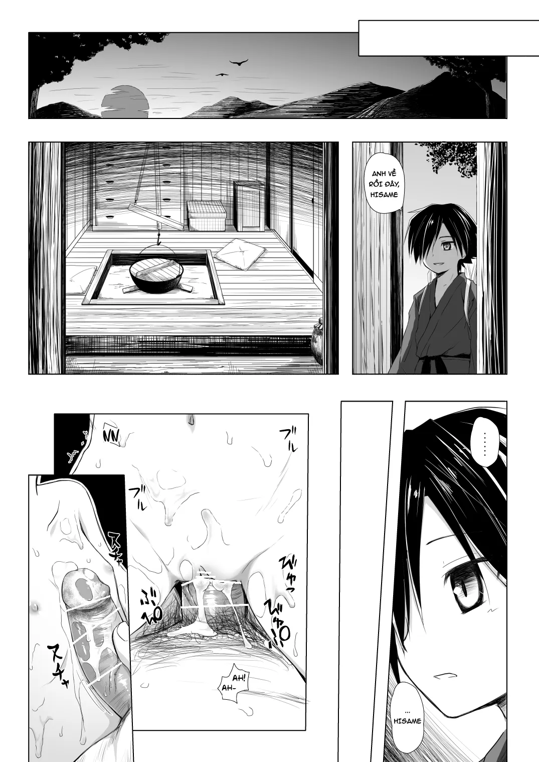 HentaiVN.net - Ảnh 17 - Monokemono San-ya [Monokemono San-ya ; ものけもの 三夜] - Oneshot