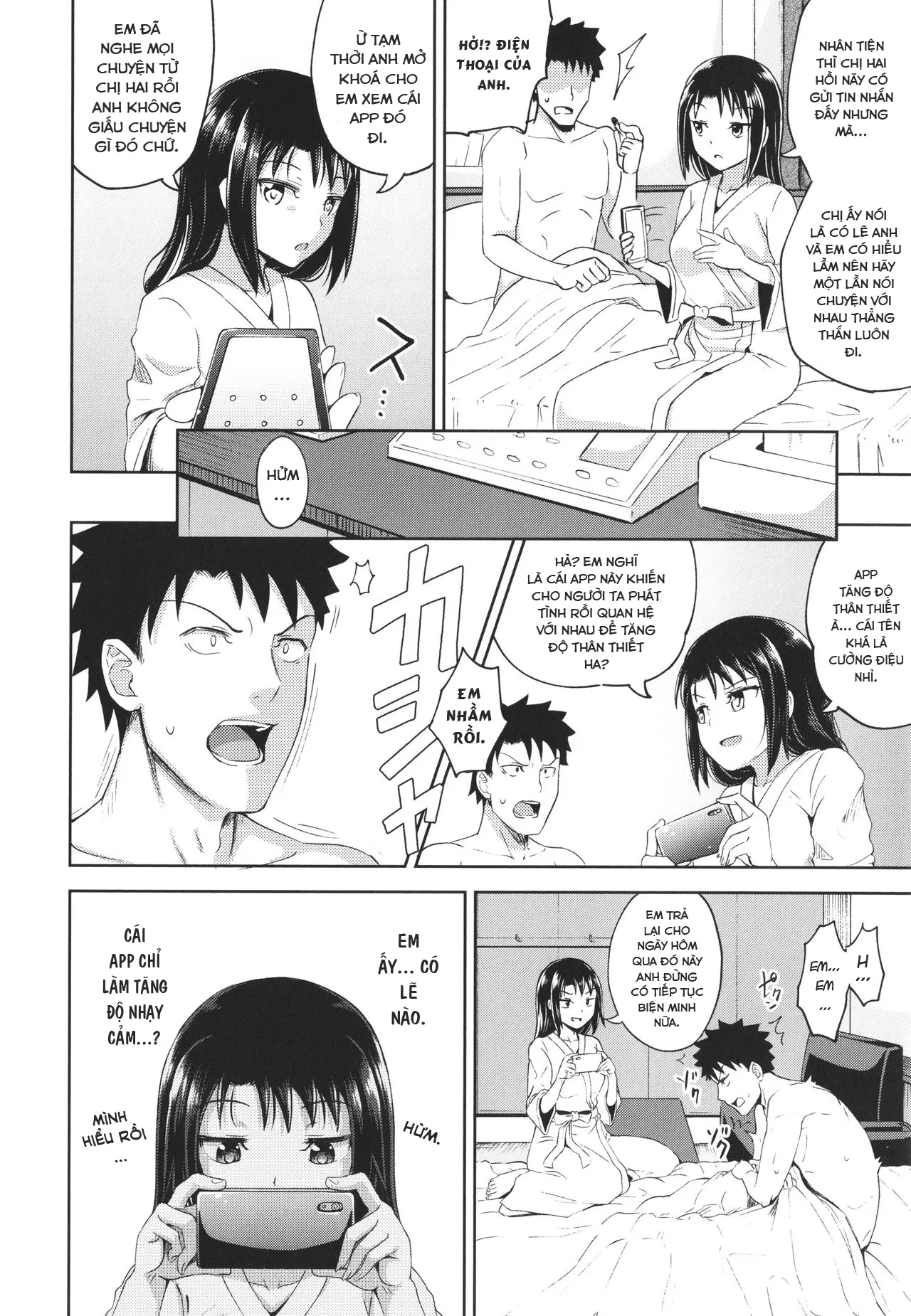HentaiVN.net - Ảnh 13 - Ứng Dụng Làm Bạn Nwngs - Chap 4: e gái