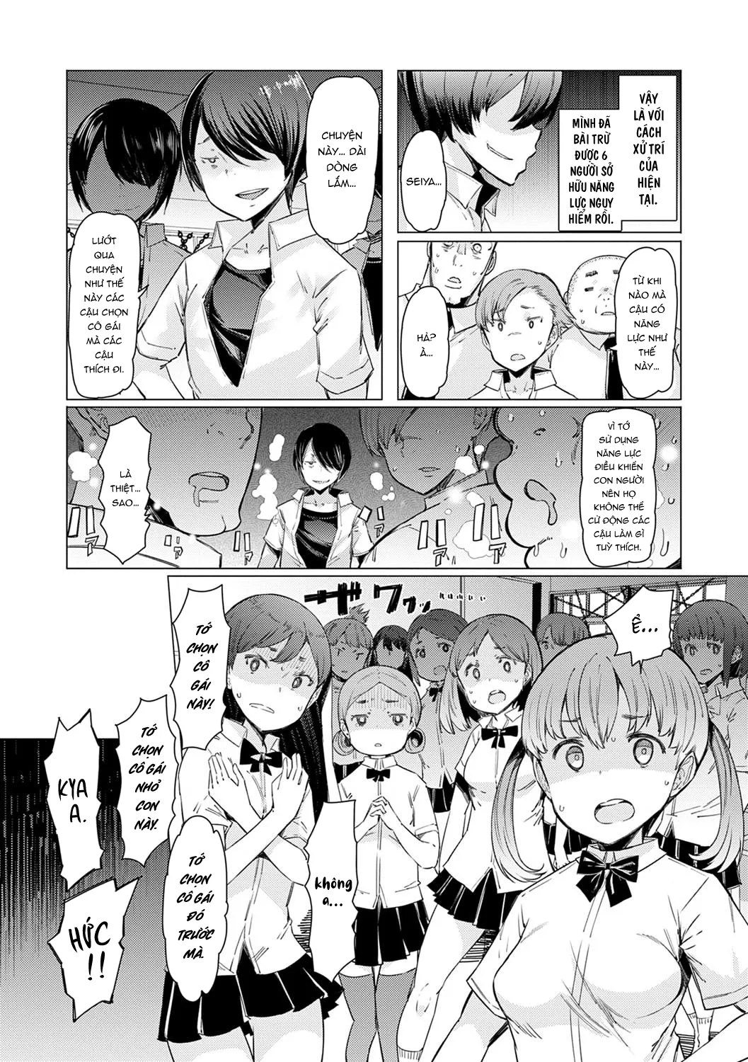 HentaiVN.net - Ảnh 7 - Cuộc Đảo Chính Tại Học Viện Năng Lực [Noryoku Gakuen Gekokujo ~Boku ga Gakuen o Seisu made~] - Chap 4: Bước 3
