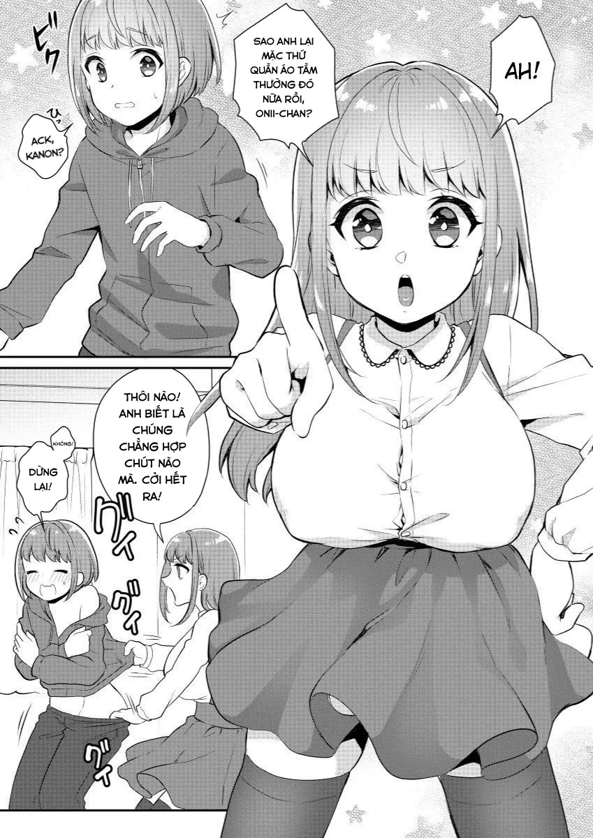 HentaiVN.net - Ảnh 4 - Okkii Imouto Chicchai Ani [Okkii Imouto Chicchai Ani ; おっきい妹ちっちゃい兄] - Oneshot