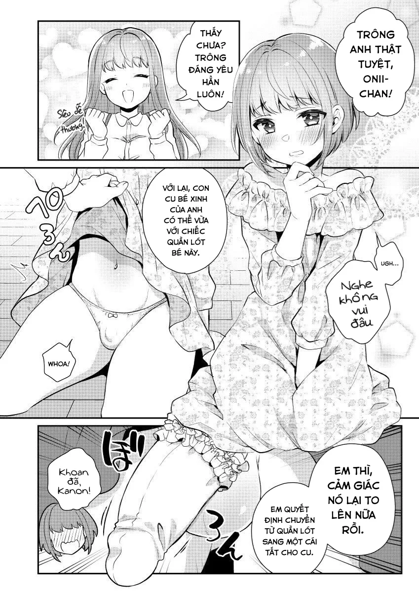 HentaiVN.net - Ảnh 5 - Okkii Imouto Chicchai Ani [Okkii Imouto Chicchai Ani ; おっきい妹ちっちゃい兄] - Oneshot